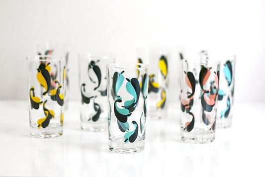 Colorful & Quirky Retro Glassware