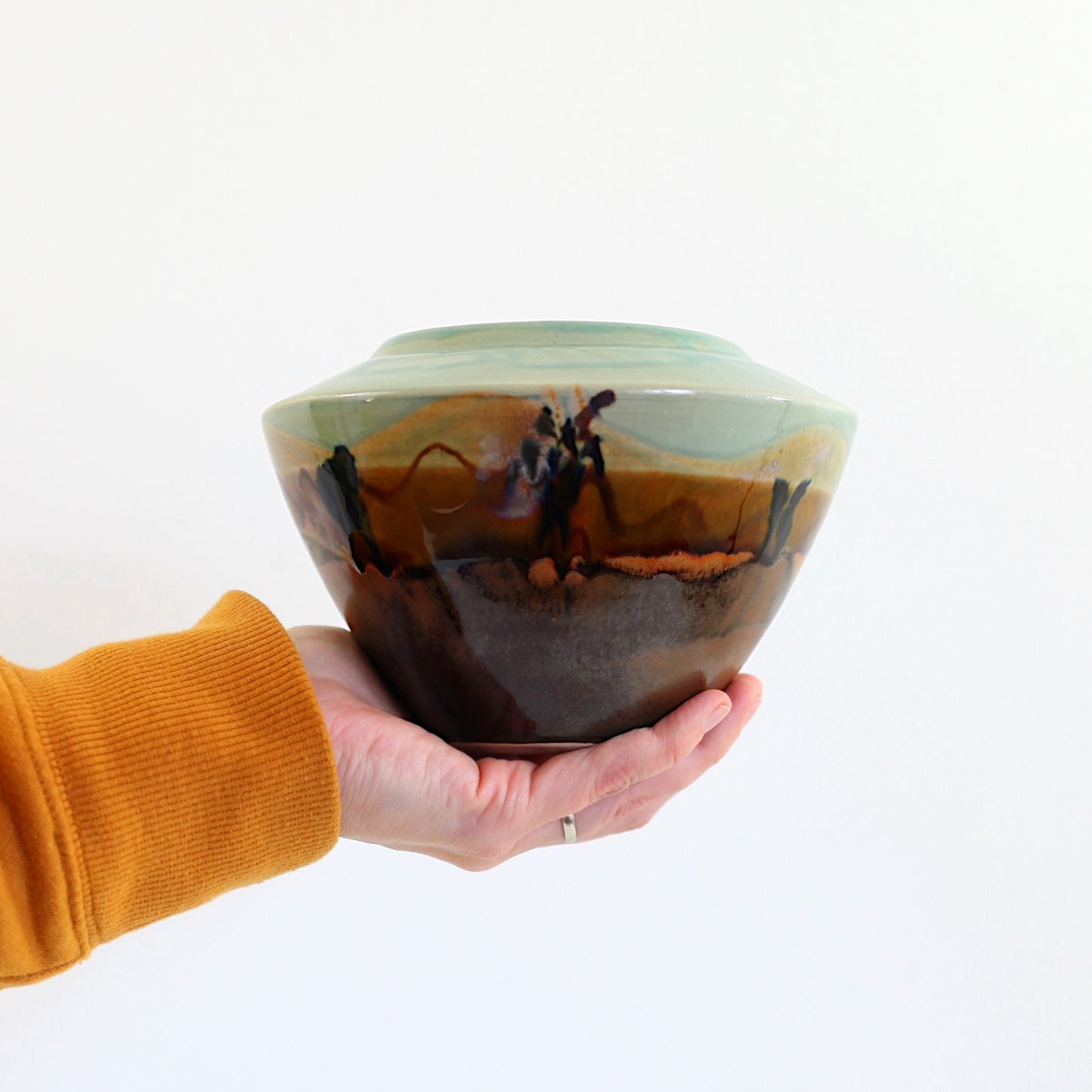 Vintage Albert Lowry for Groveland Hill Studio Pottery Vase