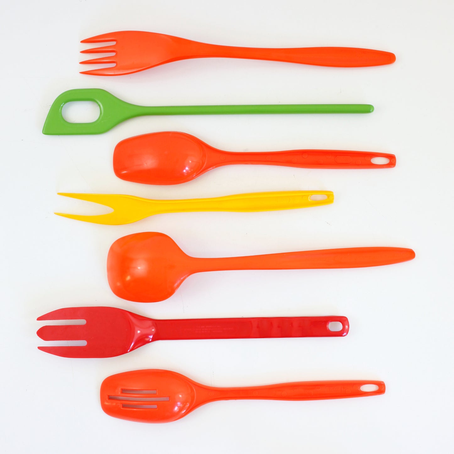 SOLD - Vintage Collection of Melamine & Plastic Cooking Utensils