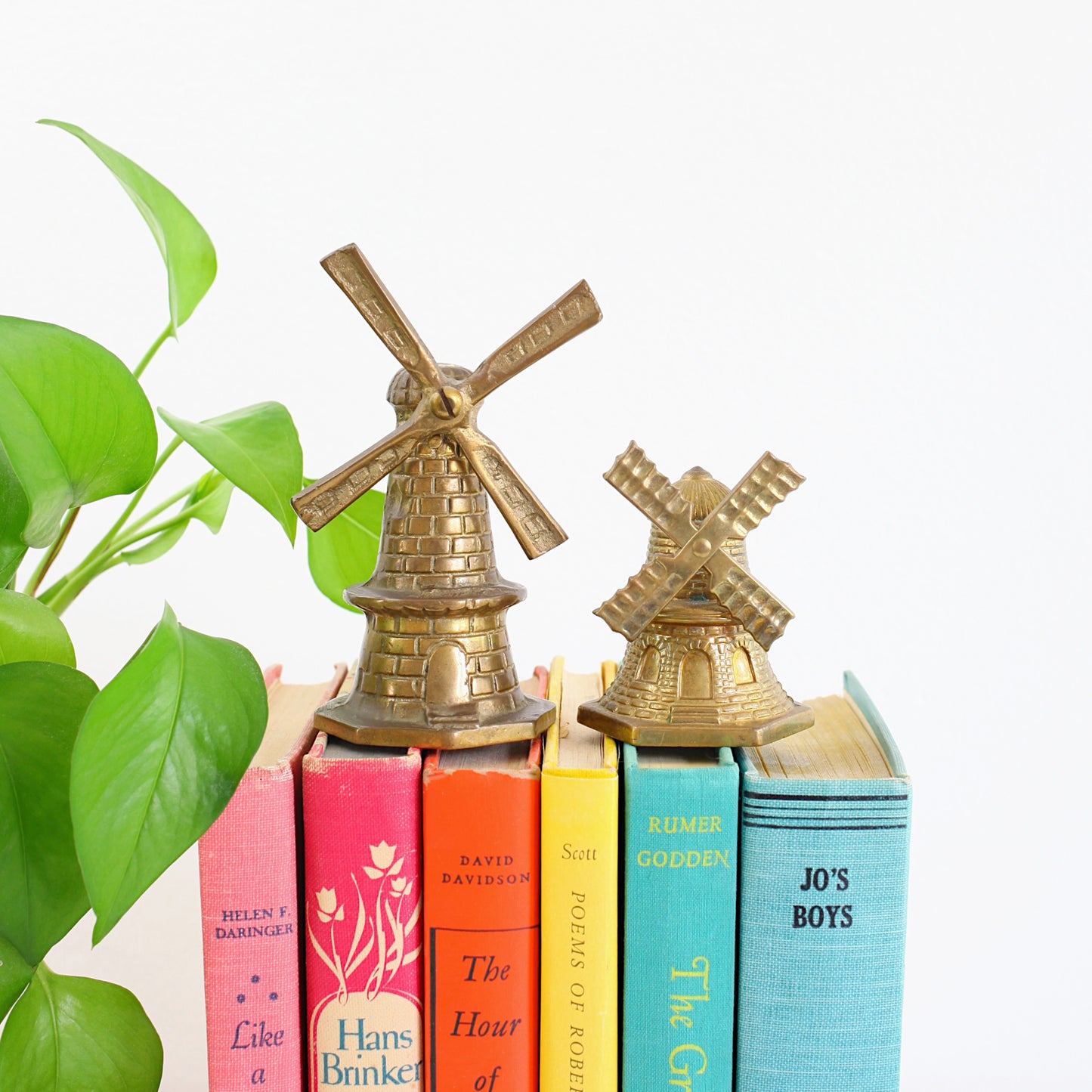 SOLD - Vintage Brass Windmill Bell