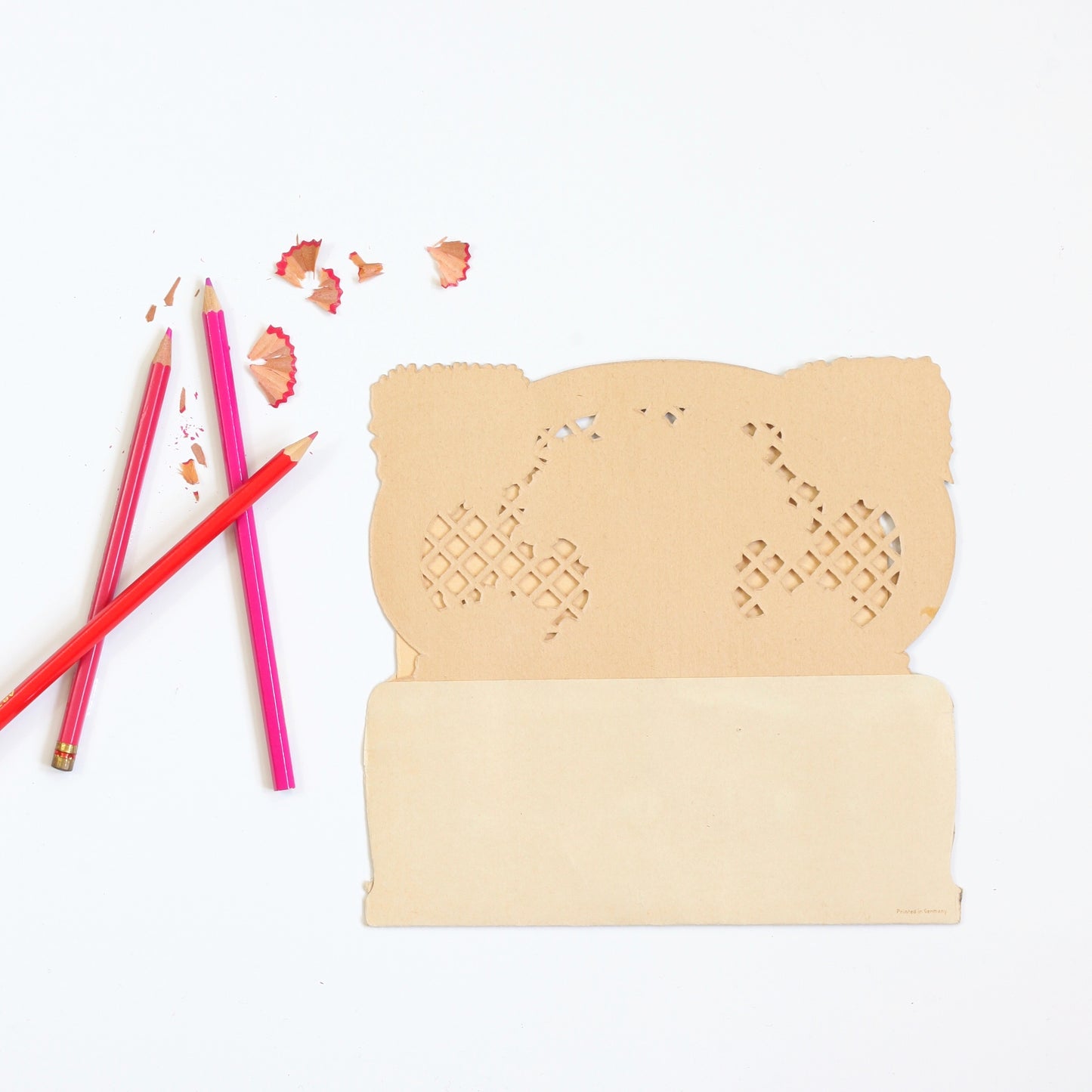 Antique Fold Out Valentine from Germany / Loving Greetings