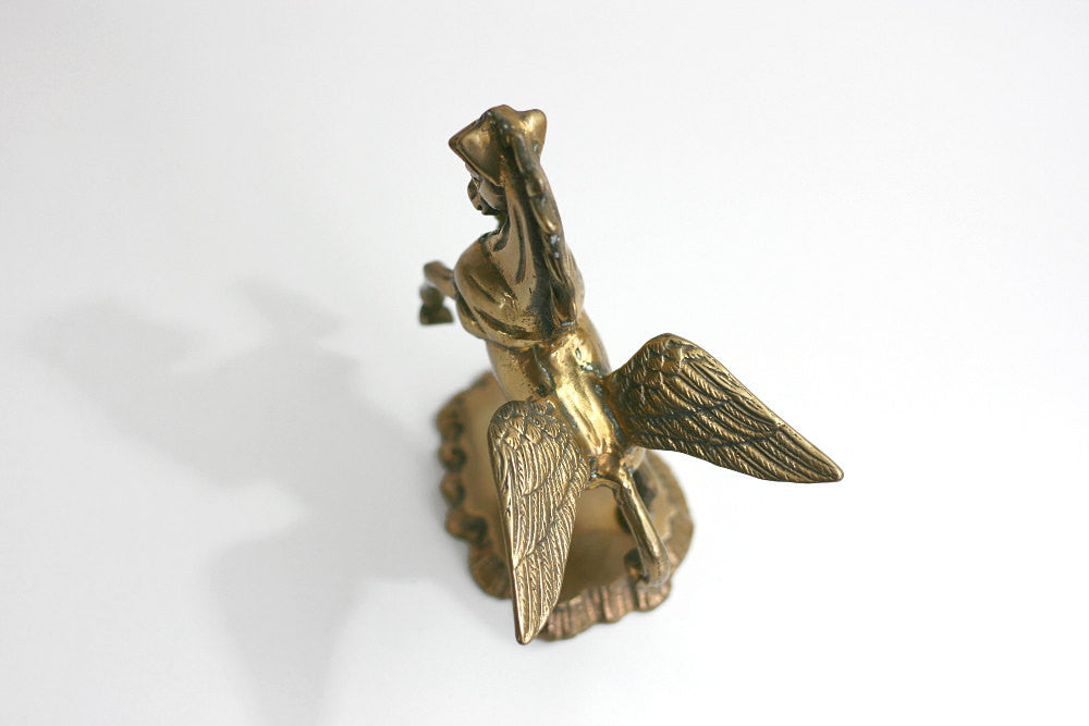 SOLD - Vintage Brass Pegasus Figurine