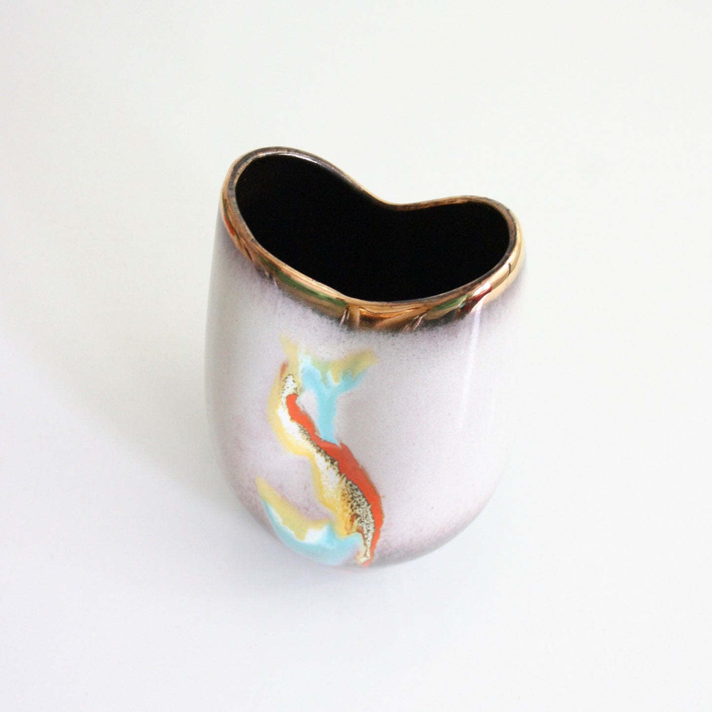 SOLD - Mid Century German Fat Lava Pottery Vase by Jasba Keramik