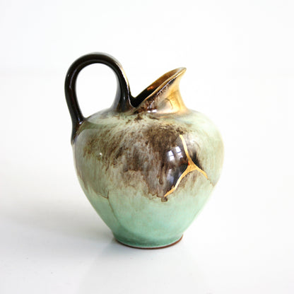 SOLD - Mid Century Modern Carstens Tonnieshof Bud Vase / Small West German Pottery Pitcher