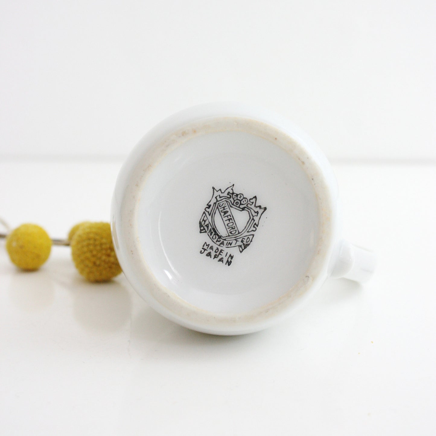 SOLD - Mid Century Modern Atomic Starburst Cream Pitcher by Shafford