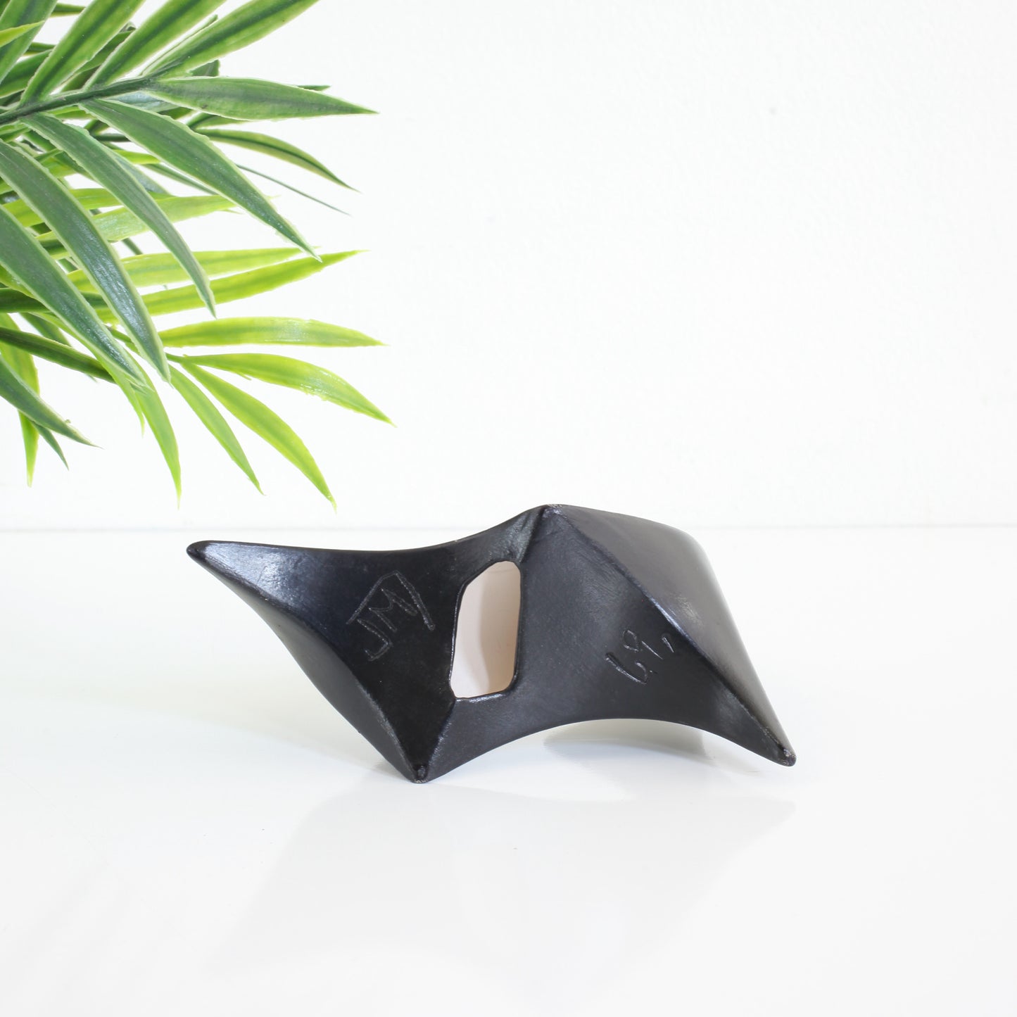 SOLD - Mid Century Modern Black Cat Figurine