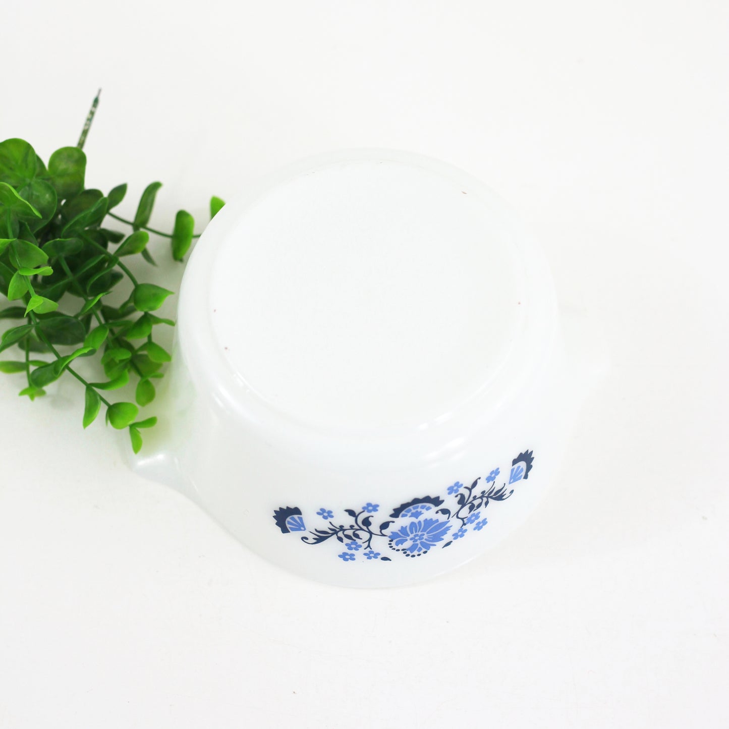 SOLD - Rare Vintage Pyrex Blue Floral Casserole Dish