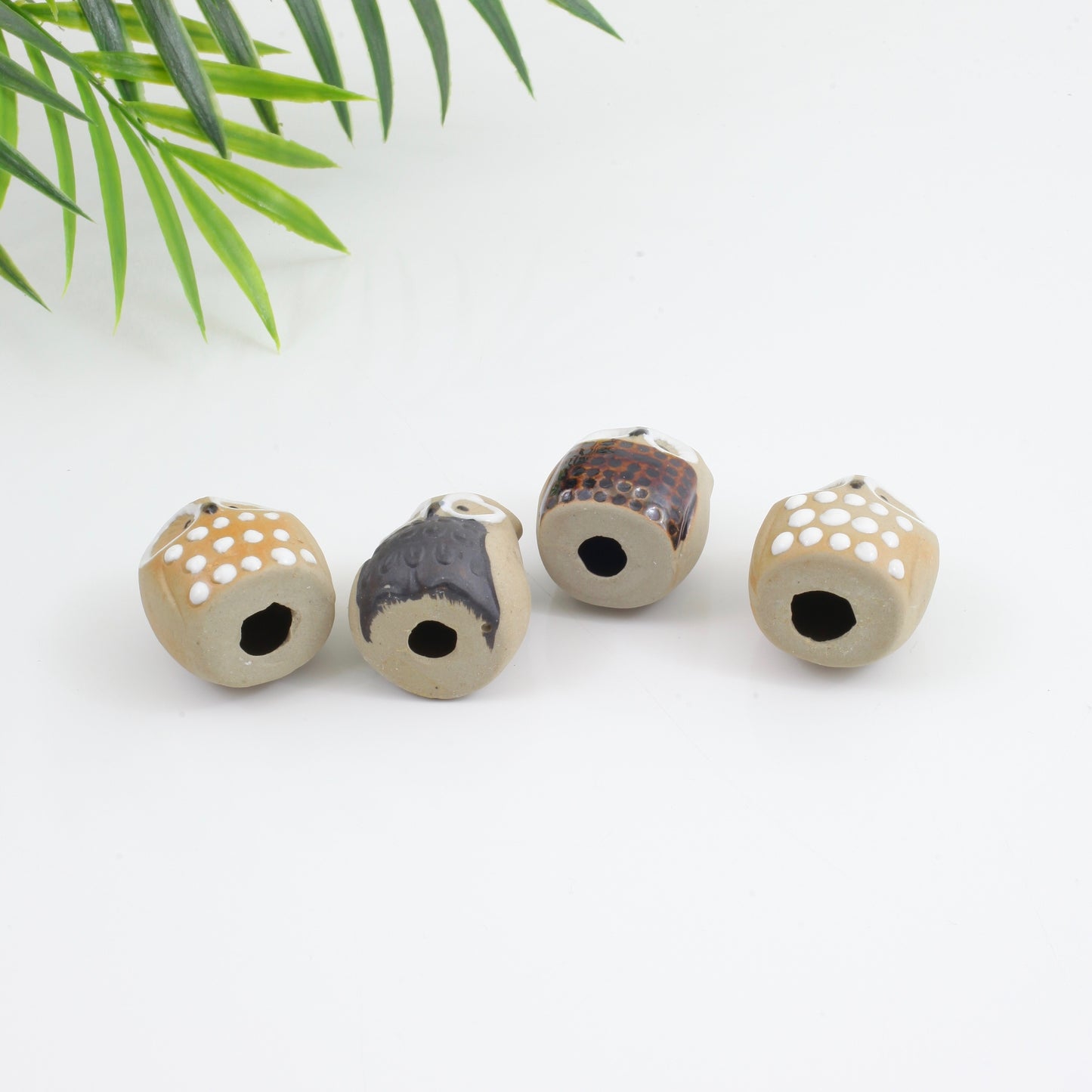 SOLD - Vintage Emson Stoneware Owl Figurines