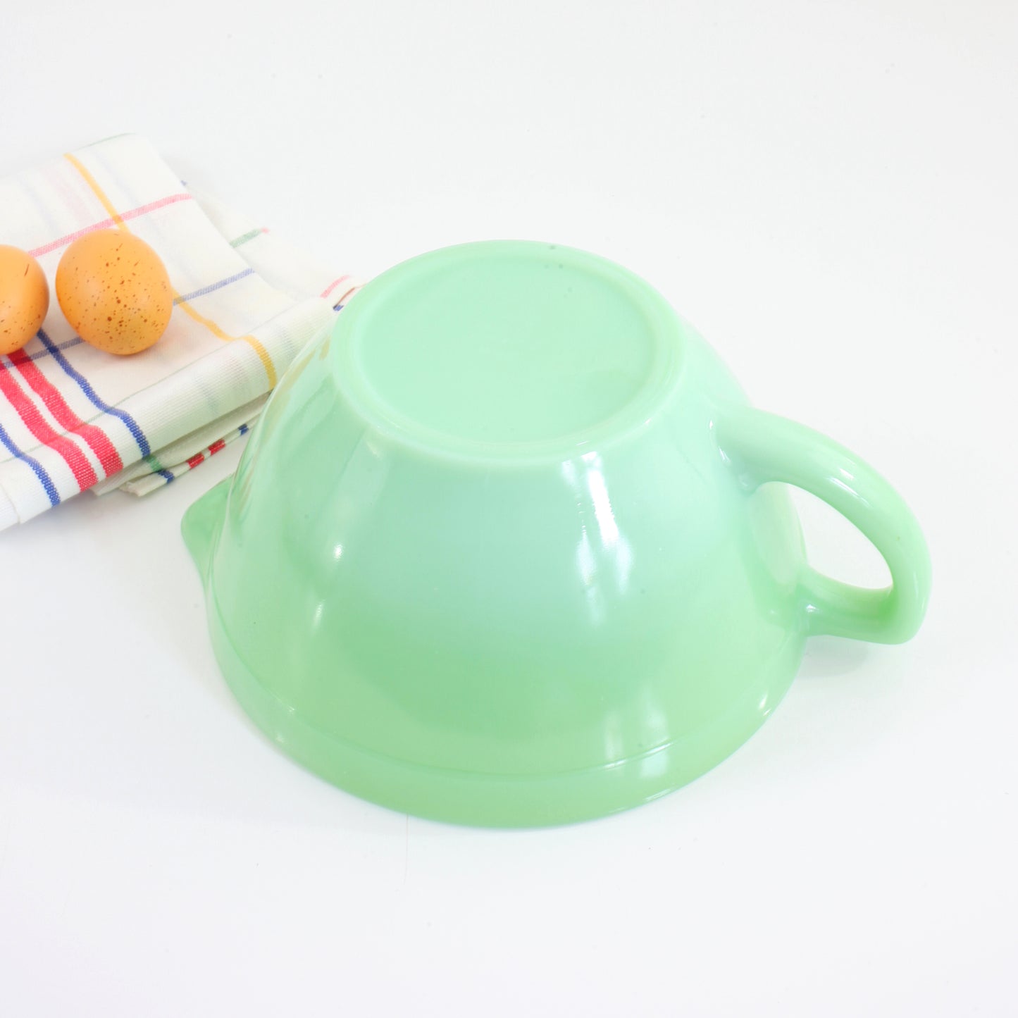 SOLD - Vintage Fire King Jadeite Batter Bowl