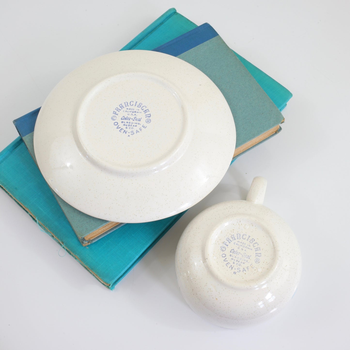 SOLD - Mid Century Modern Franciscan 'Oasis' Atomic Starburst Cup and Saucer