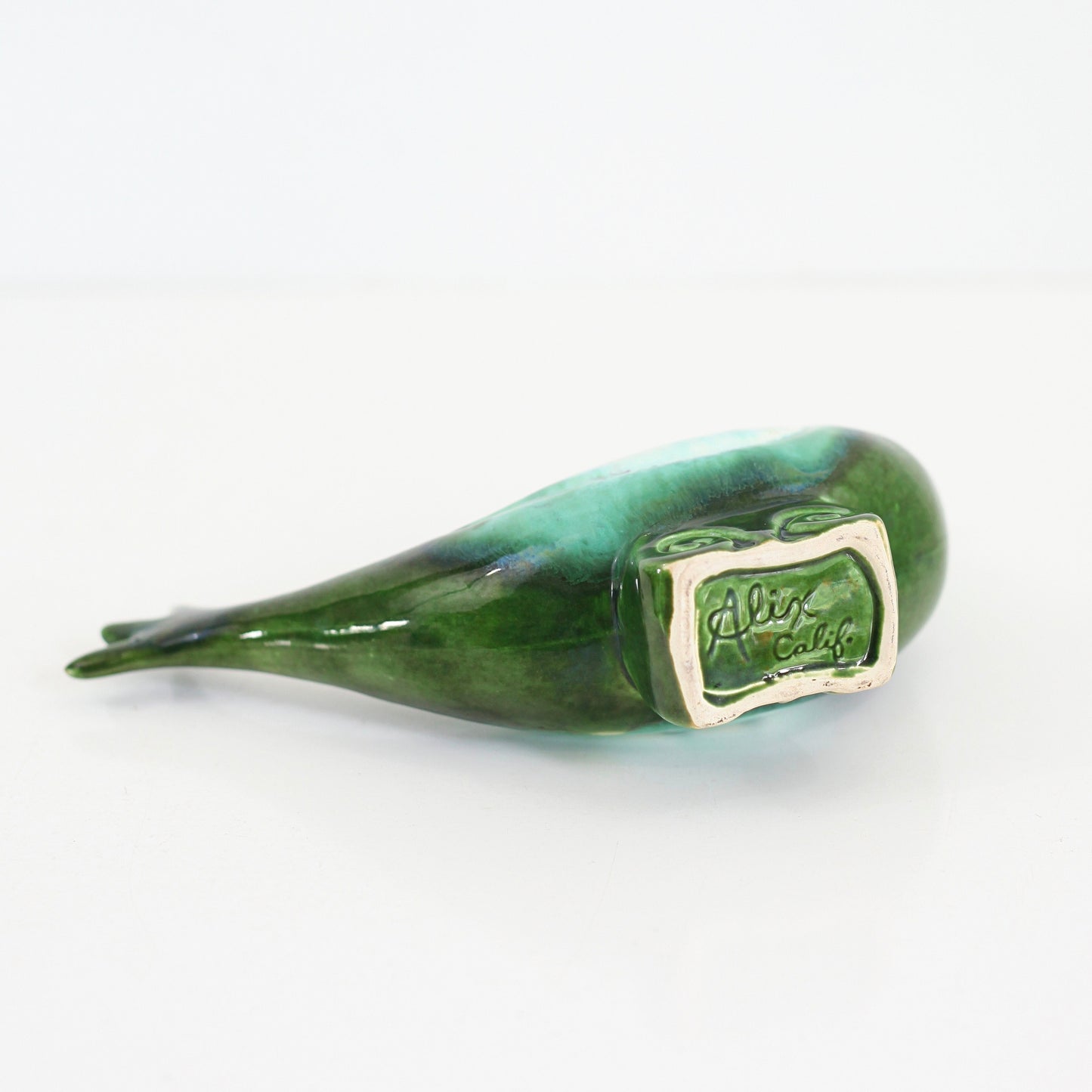 SOLD - Mid Century Modern Alix of California Rooster Drip Glaze Planter