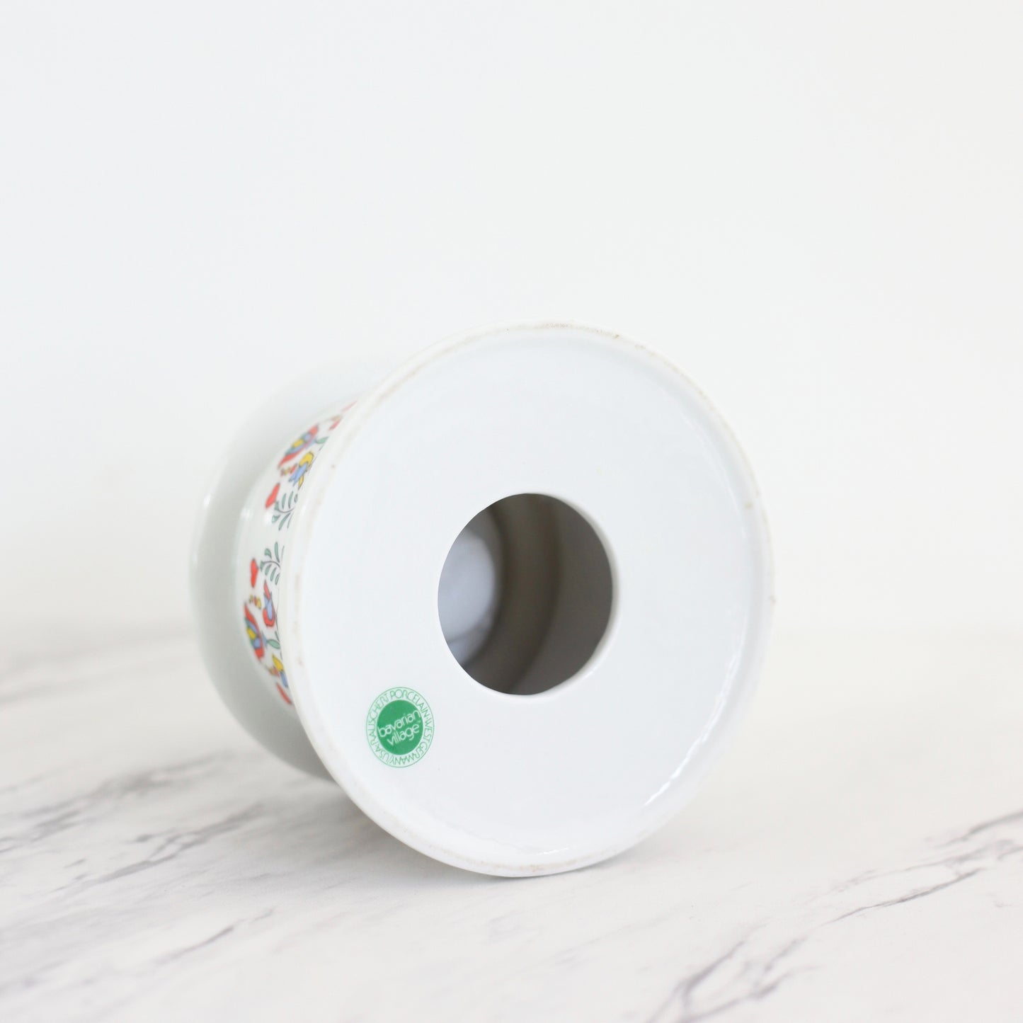 SOLD - West German Bavarian Village Candle Holder