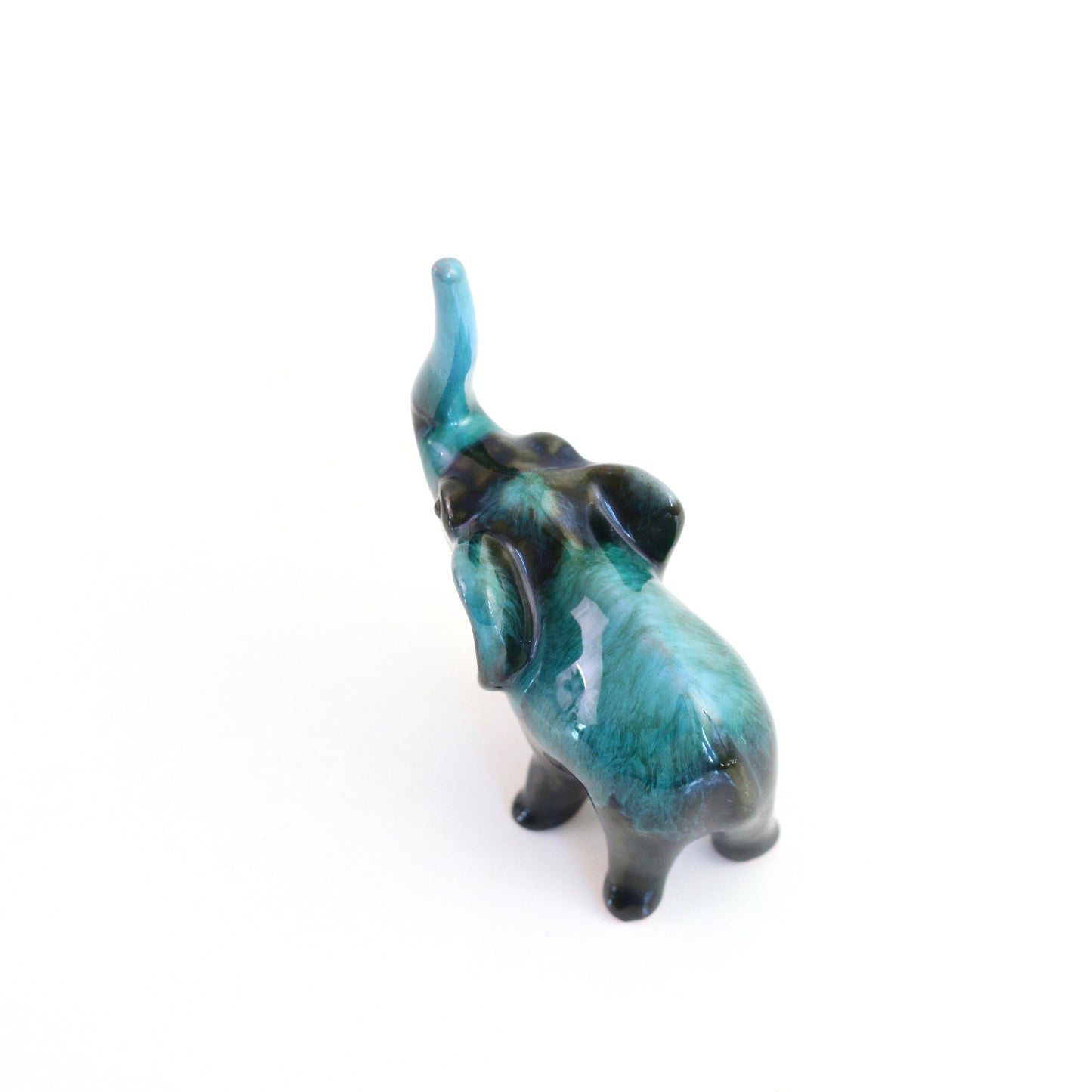 SOLD - Vintage Blue Mountain Pottery Elephant Figurine