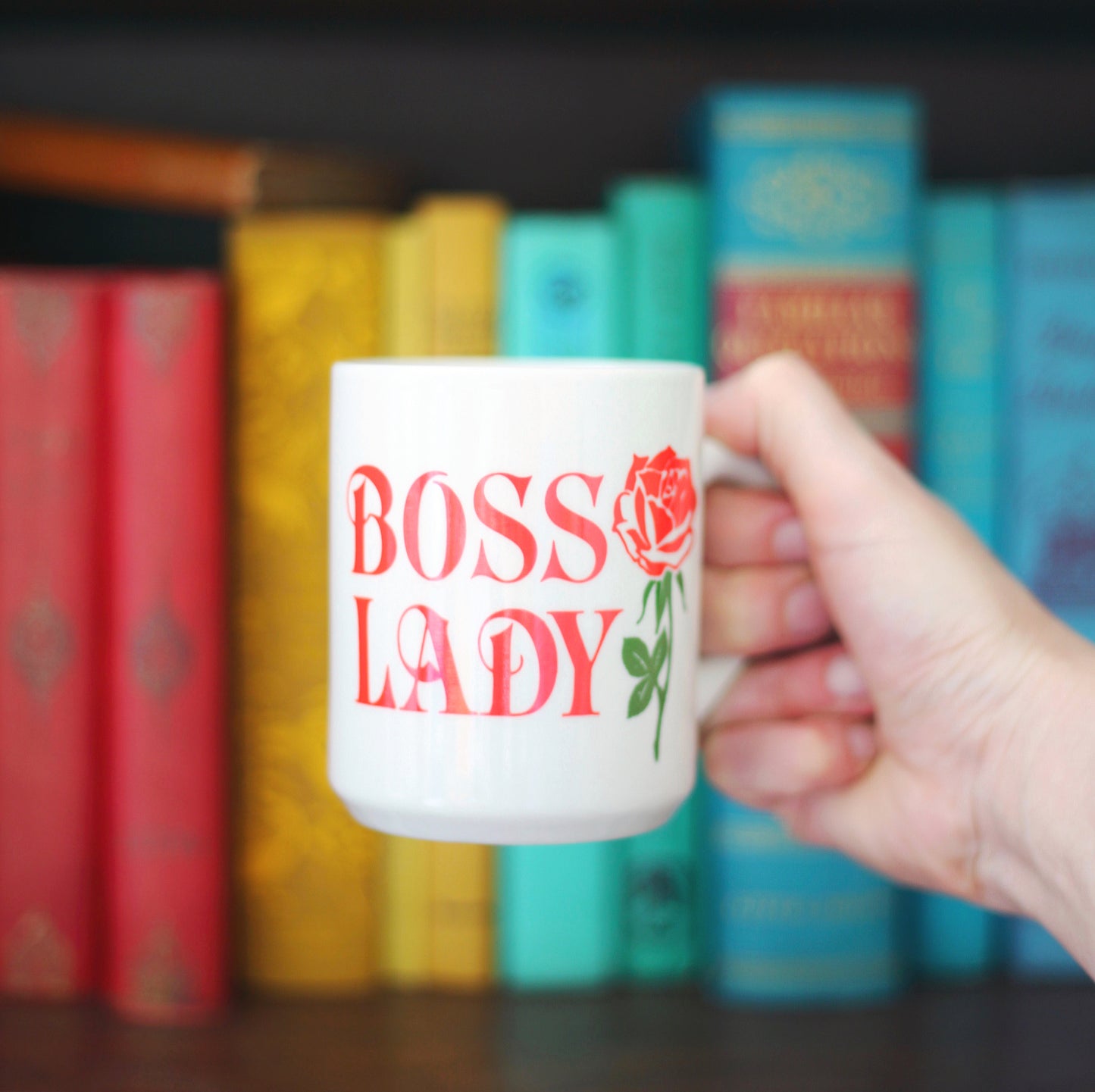 SOLD - Vintage Boss Lady Mug