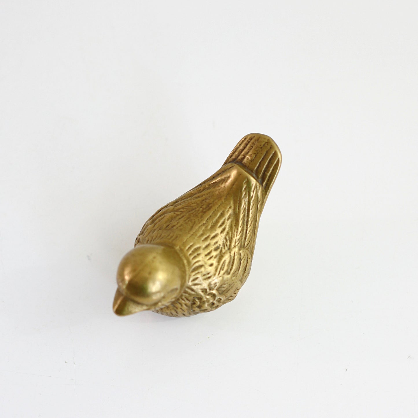SOLD - Vintage Brass Bird Figurine