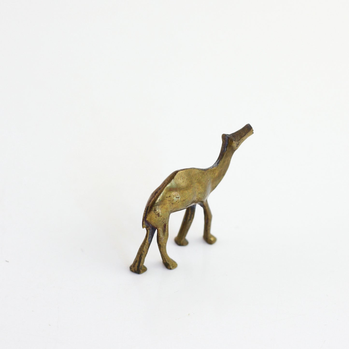SOLD - Vintage Mini Brass Camel Figurine