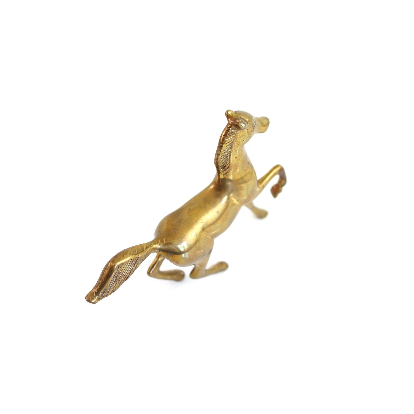 SOLD - Vintage Brass Horse Figurine