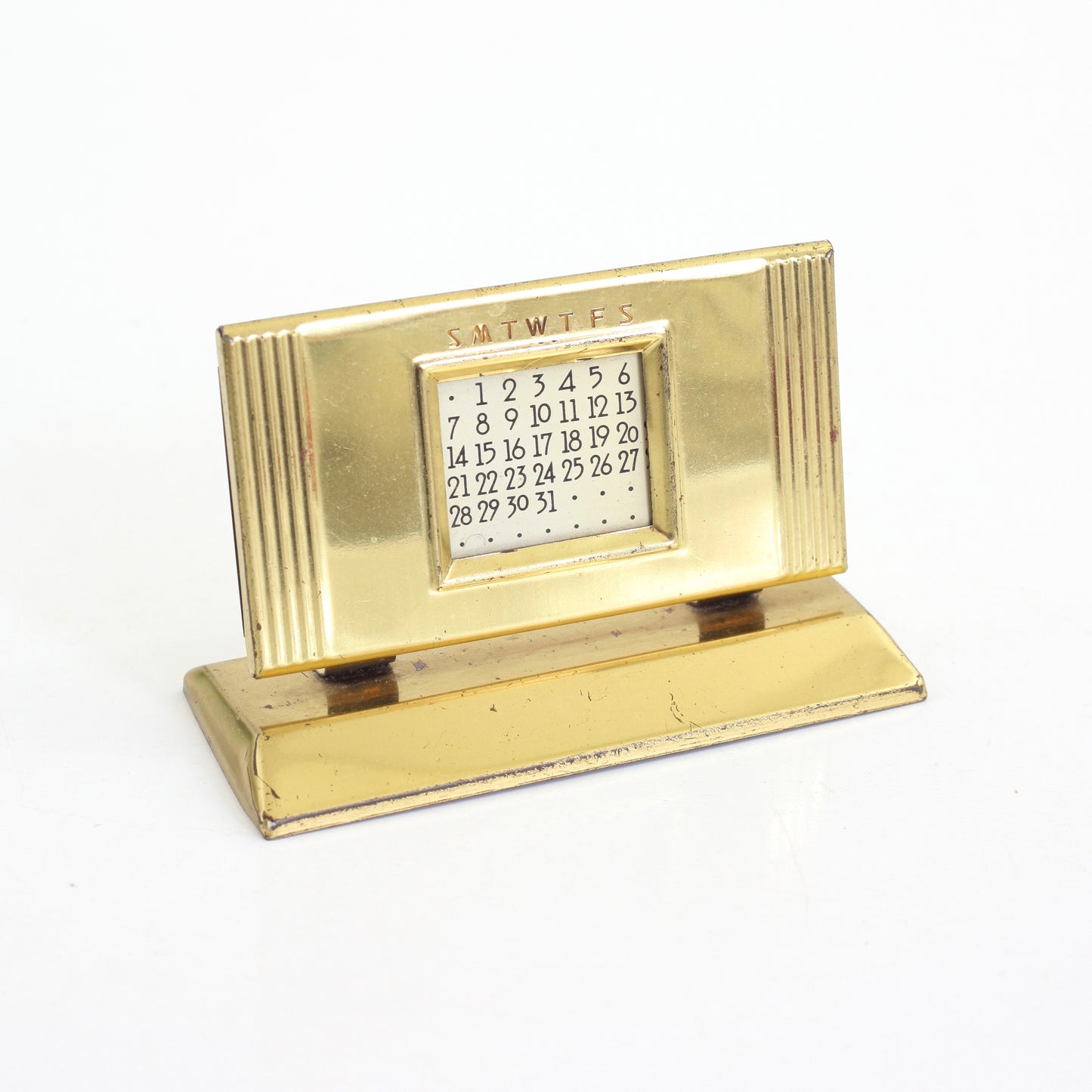 SOLD - Vintage Brass Perpetual Calendar