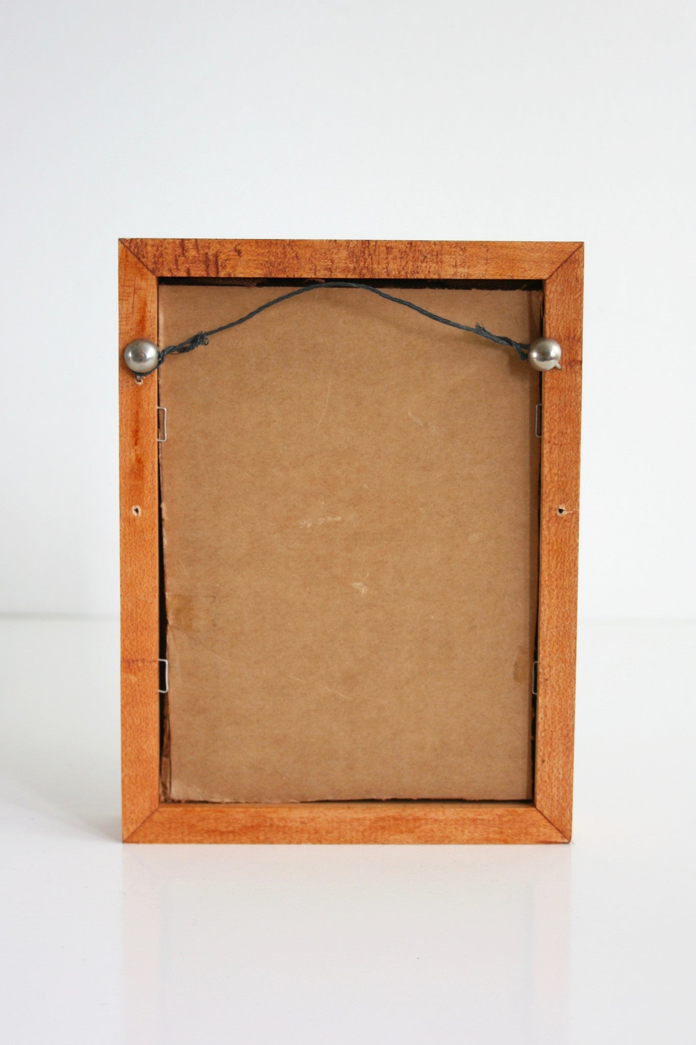 SOLD - Vintage Framed Monarch Butterfly Crewel Embroidery