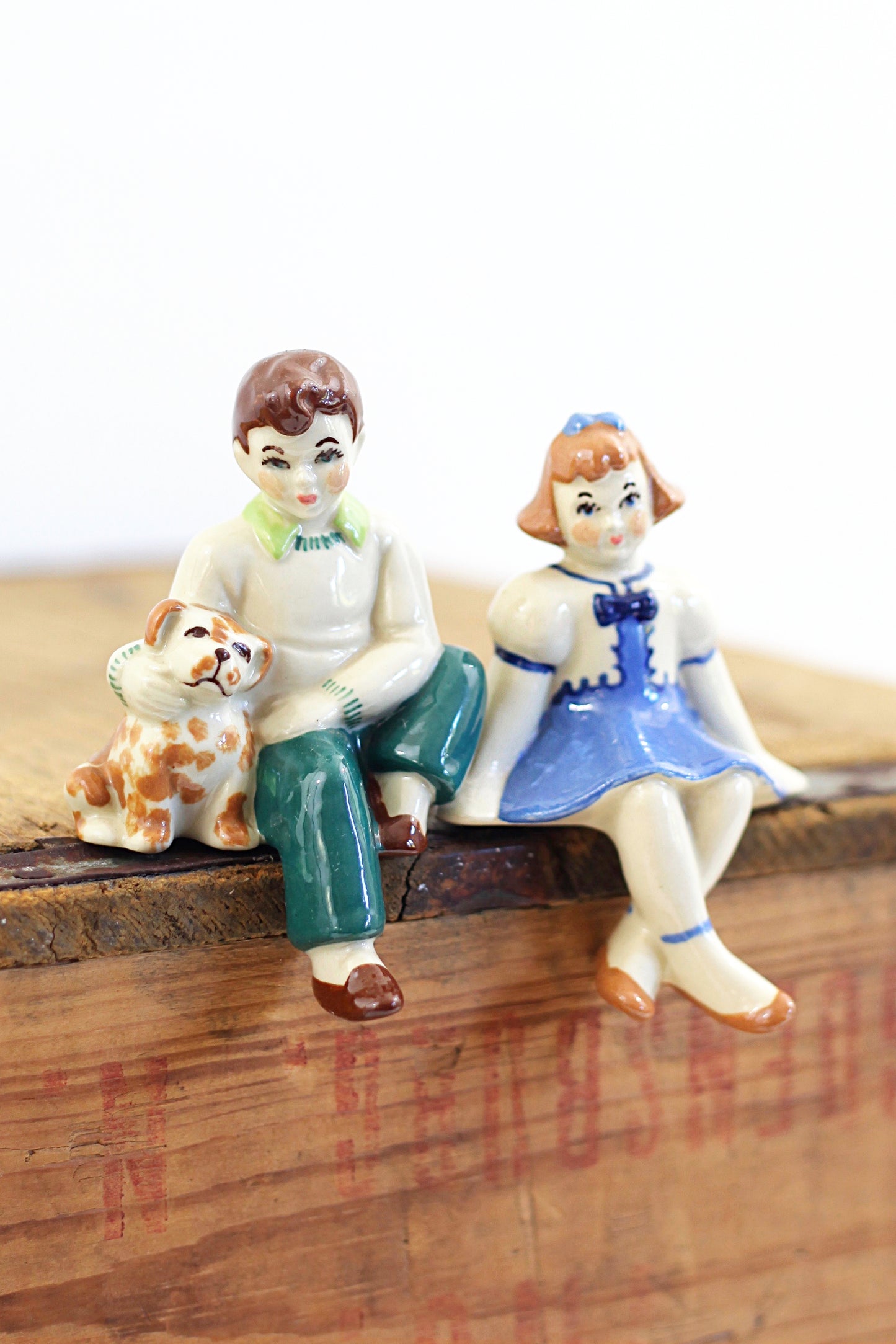 SOLD - Vintage Ceramic Arts Studio Shelf Sitters