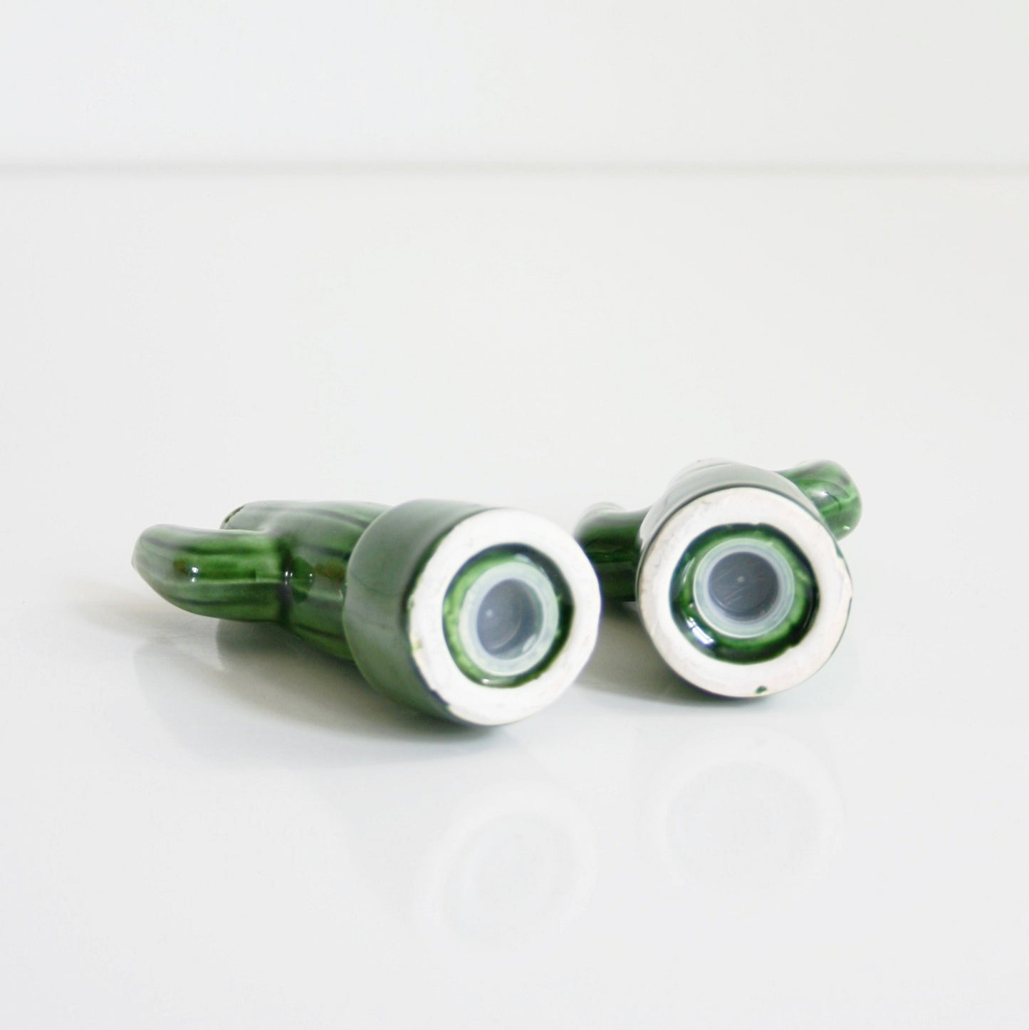 SOLD - Vintage Cactus Salt and Pepper Shakers / Vintage Saguaro Shakers from Japan