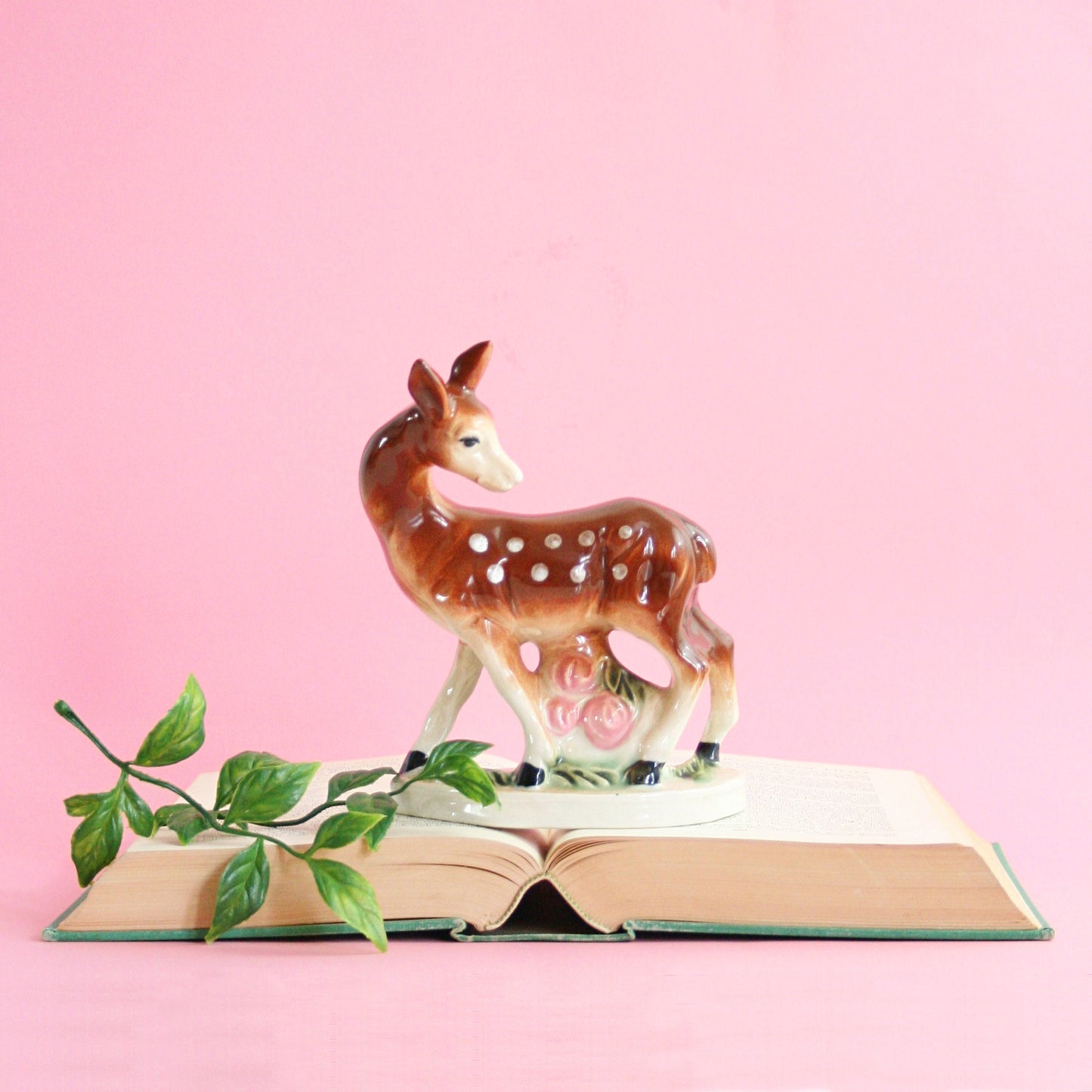 SOLD - Vintage Ceramic Deer Figurine from Japan
