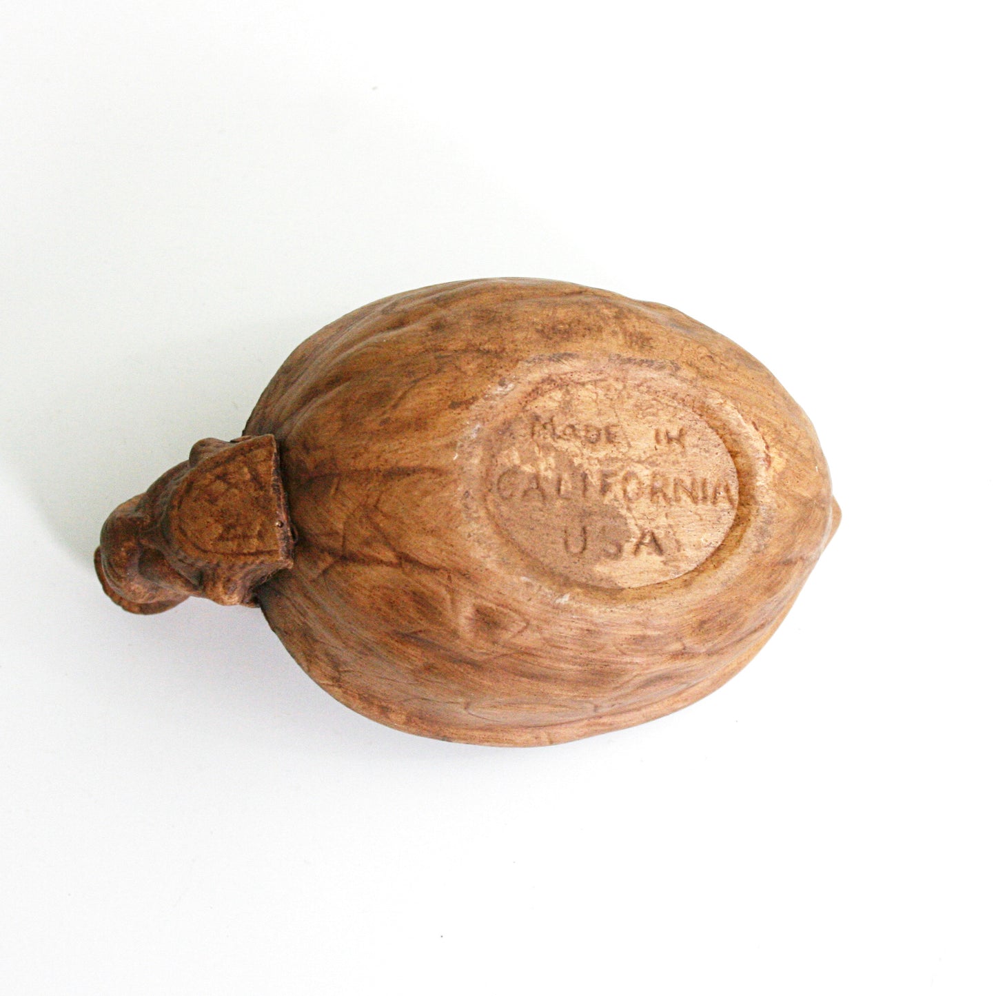 SOLD - Vintage Ceramic Nut Dish with Squirrel / Retro Woodland Trinket Dish