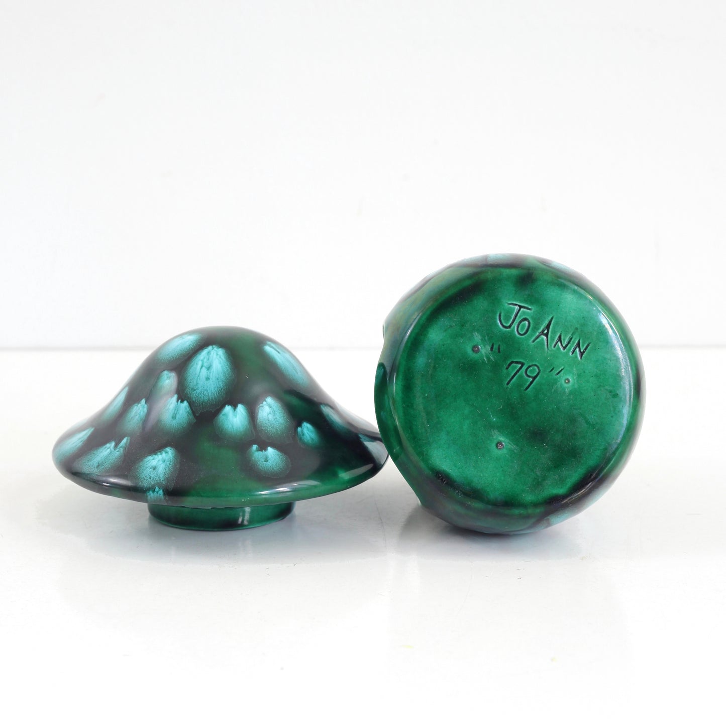 SOLD - Vintage Ceramic Toadstool Tea Light Holder