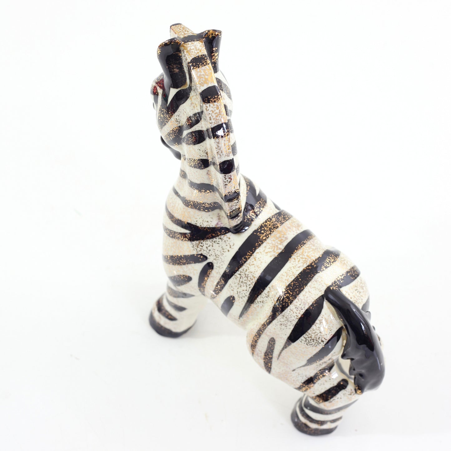 SOLD - Mid Century Ceramic Zebra