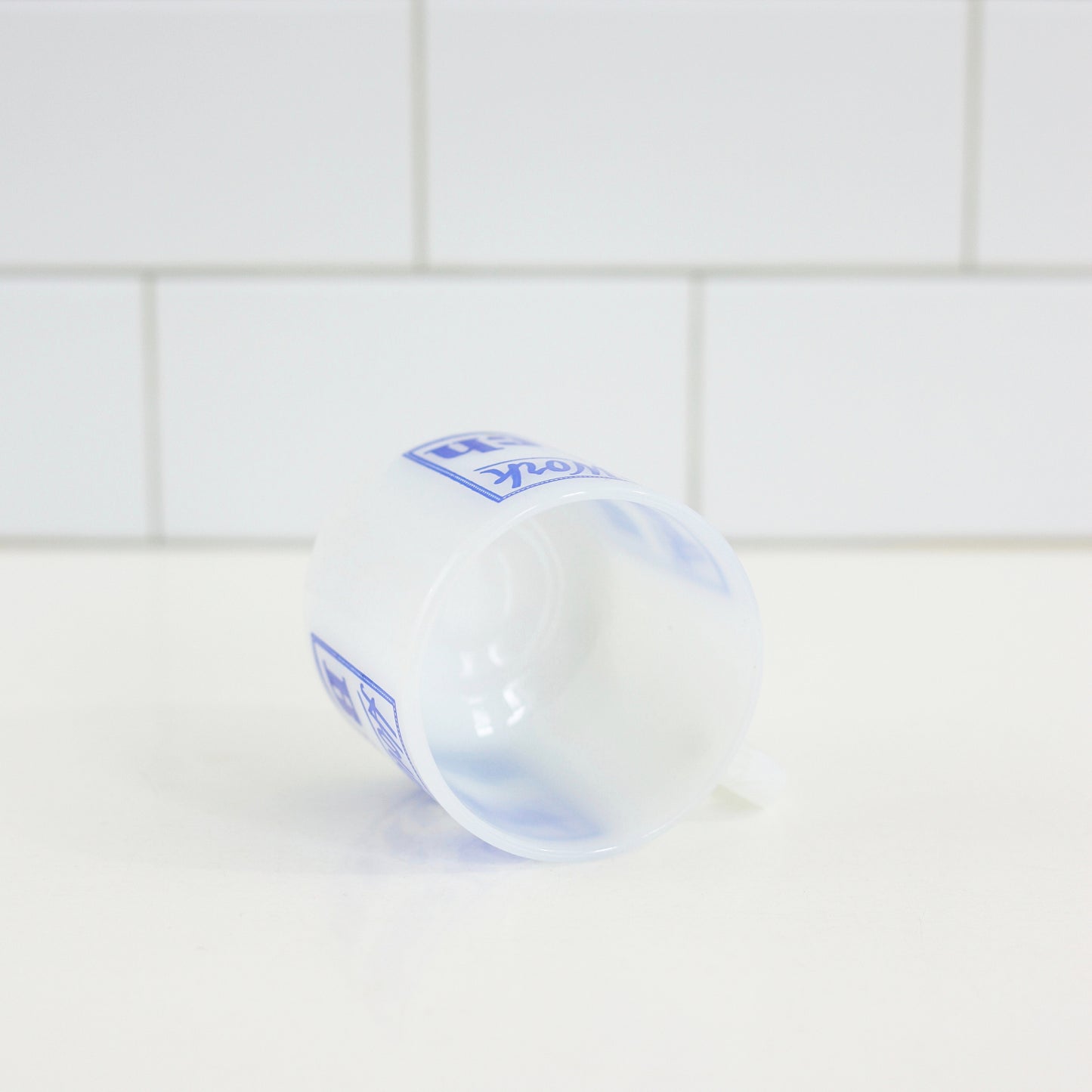 SOLD - Vintage 'House Work is a Bitch' Milk Glass Mug