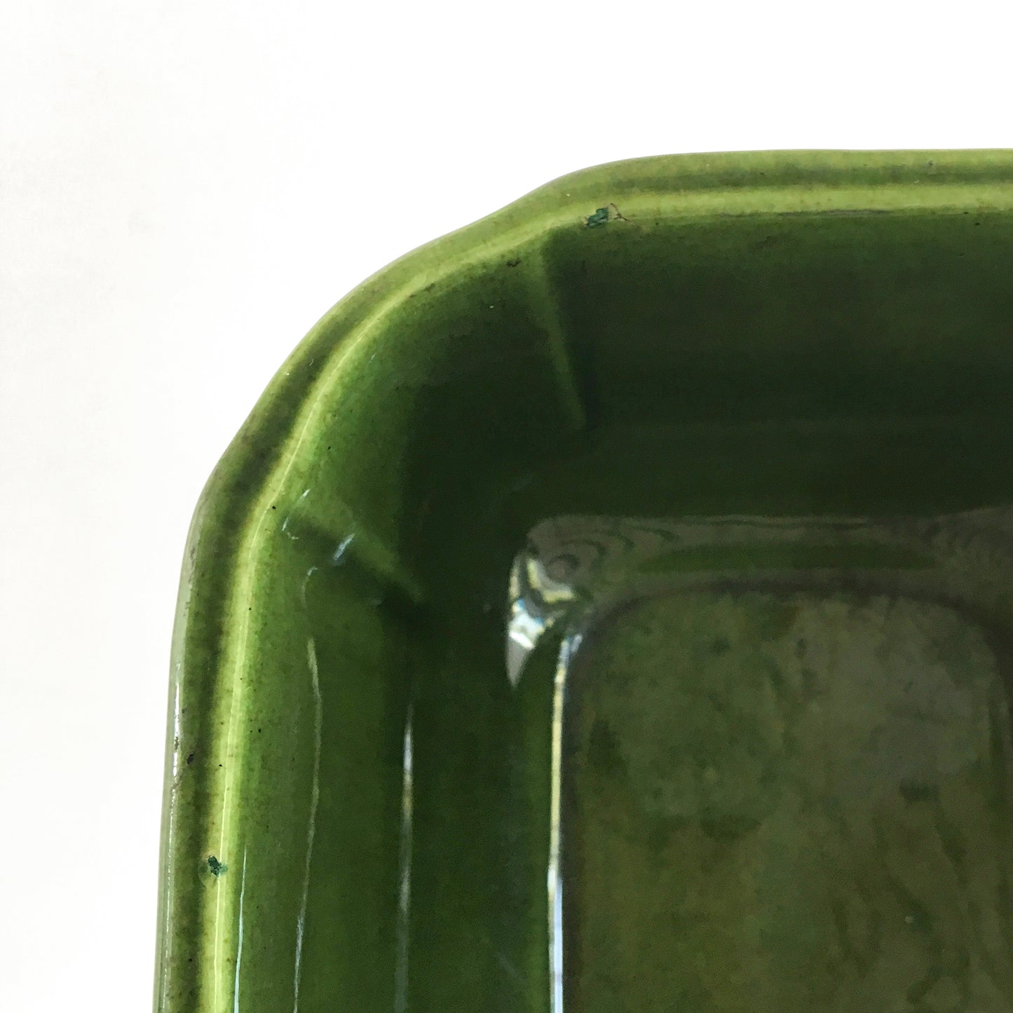 SOLD - Mid Century Grass Green Haeger Ceramic Planter