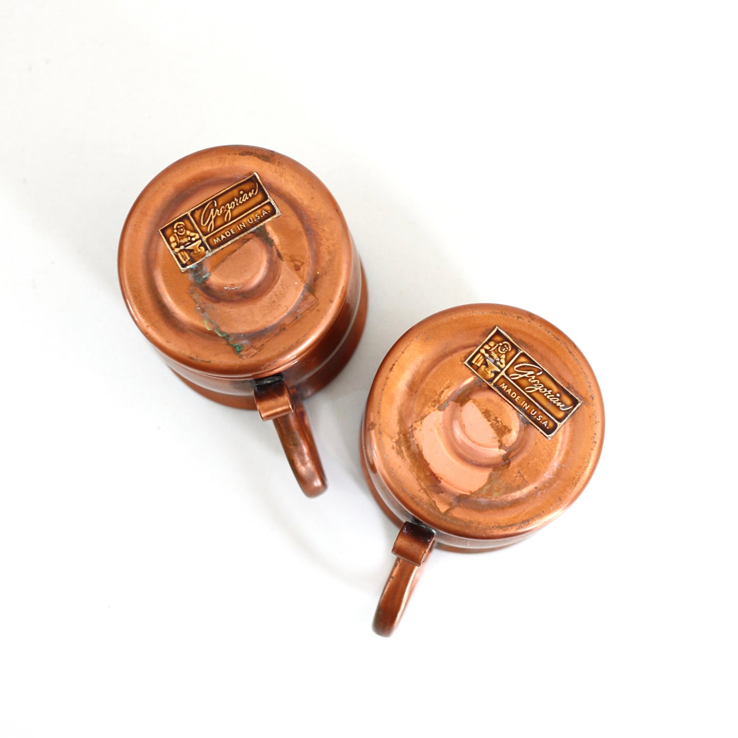 SOLD - Vintage Copper Moscow Mule Mugs