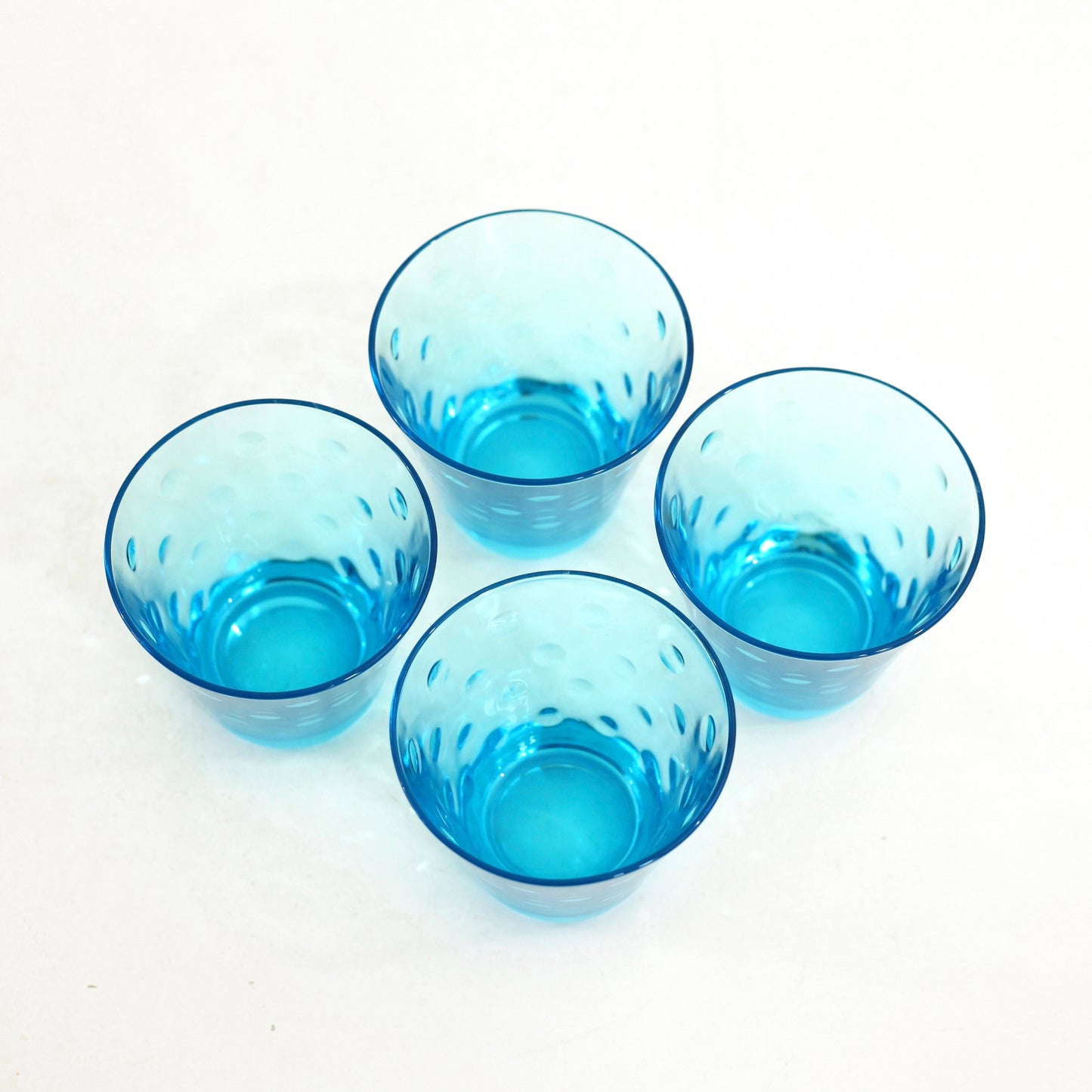 SOLD - Mid Century Modern Capri Polka Dot Glasses by Hazel Atlas