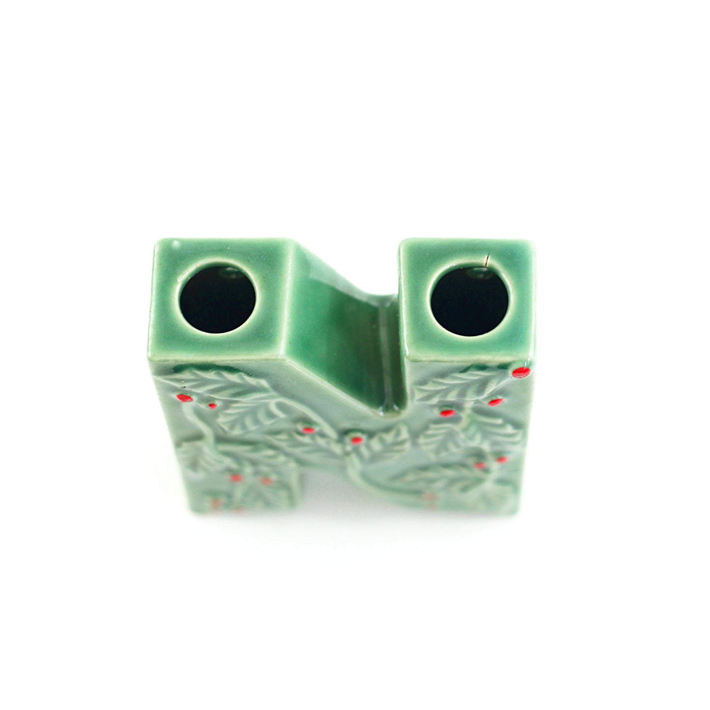 SOLD - Vintage 1950s Lipper & Mann Noel Christmas Candle Holders