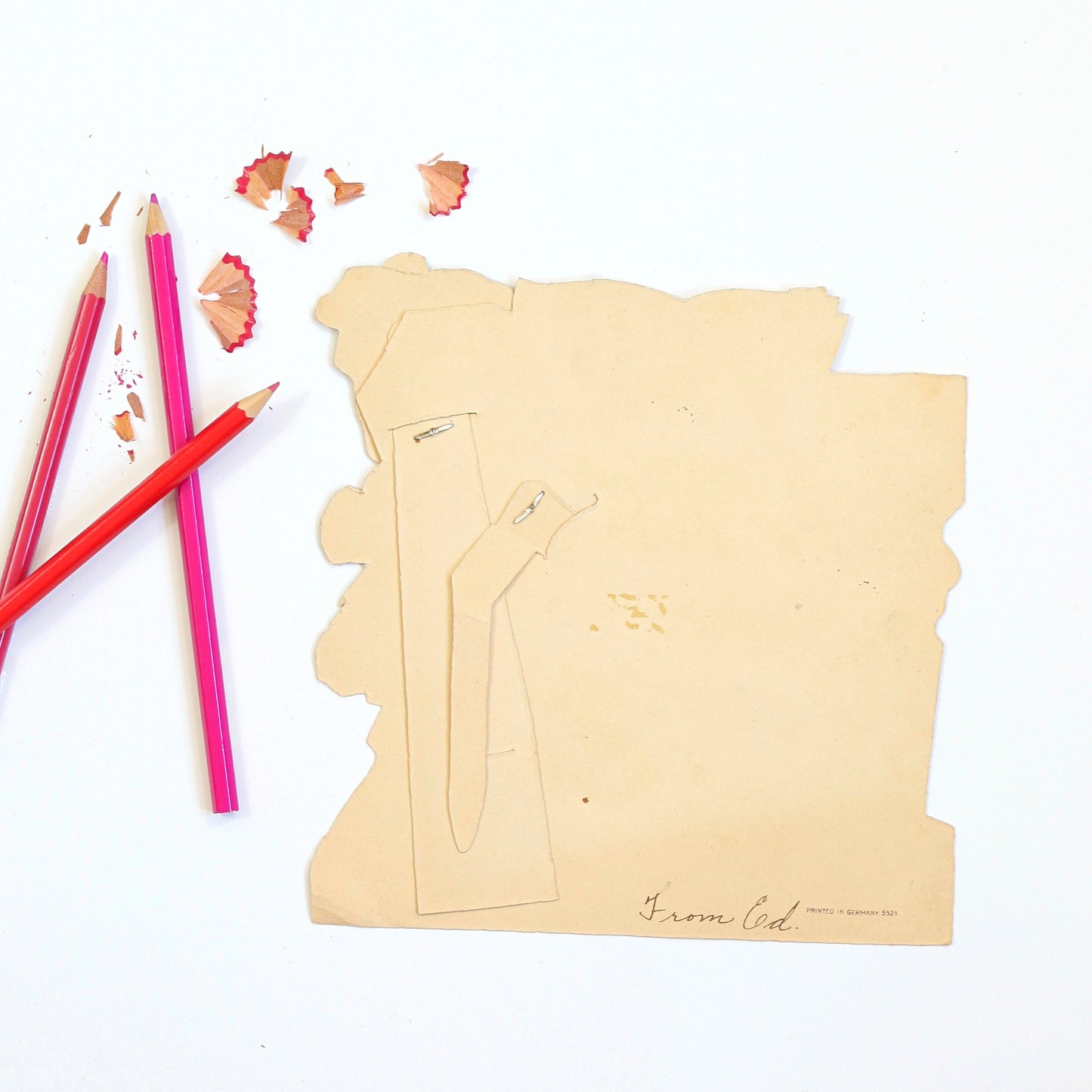 Antique Mechanical Valentine from Germany // Girl Playing Piano