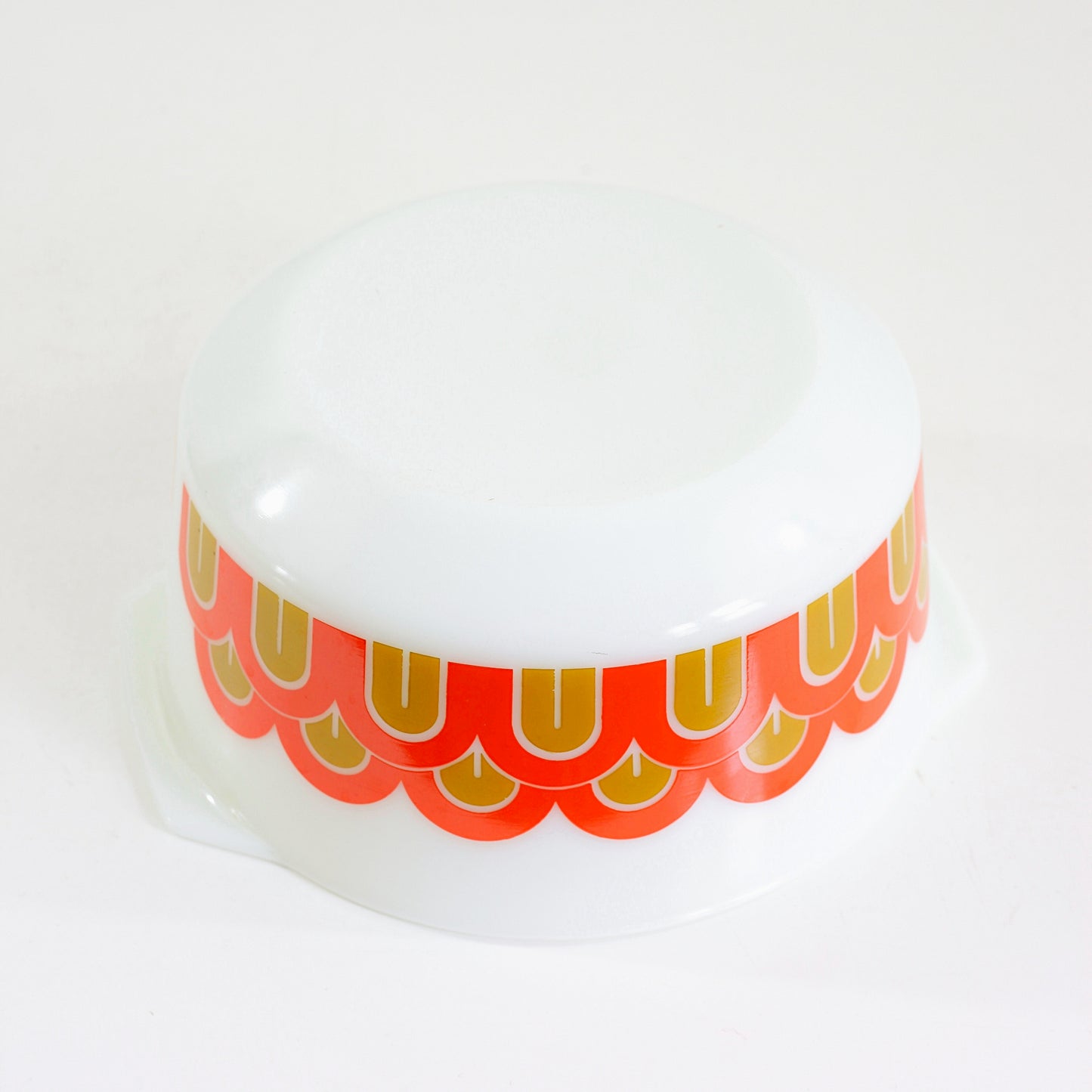 SOLD - Vintage Mod Arches Promotional Pyrex Mixing Bowl