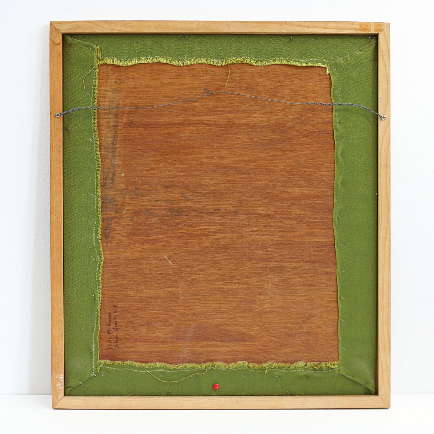 SOLD - Large Vintage Crewel Embroidery - Bouquet of Roses