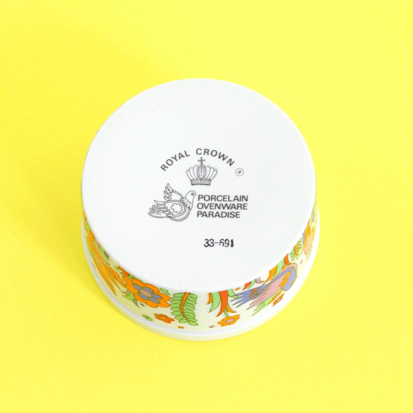 SOLD - Mid Century Mod Royal Crown Porcelain Ramekins