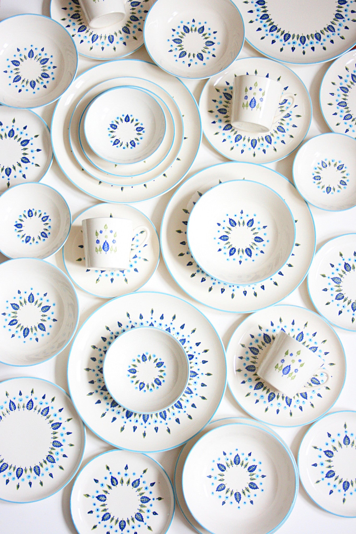 SOLD - Mid Century Swiss Alpine Cereal Bowls by Marcrest / Vintage Swiss Chalet Bowls