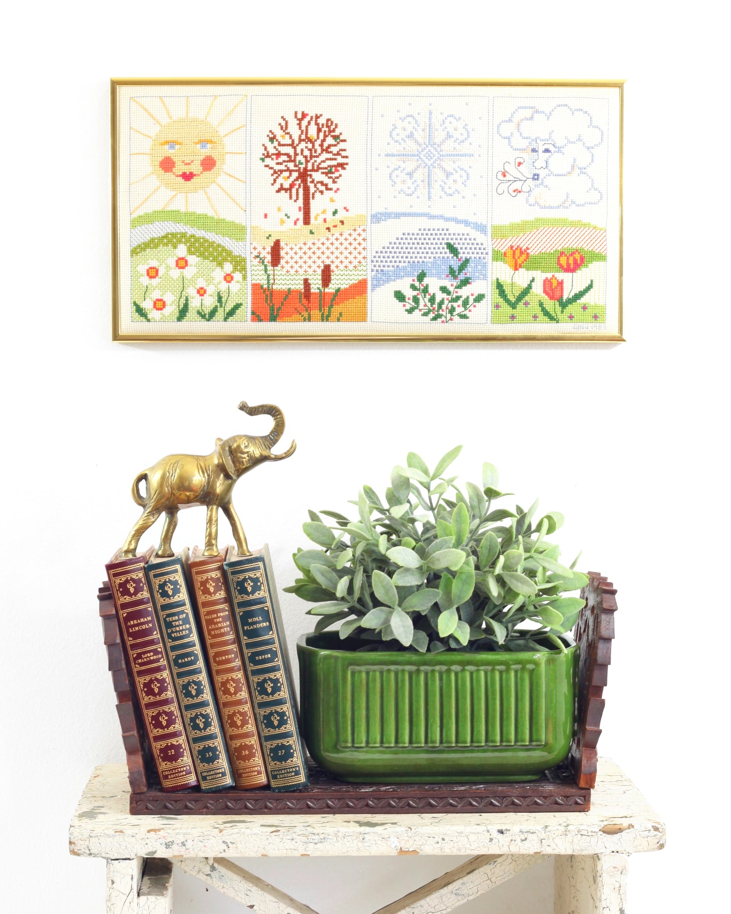 SOLD - Vintage Brass Elephant