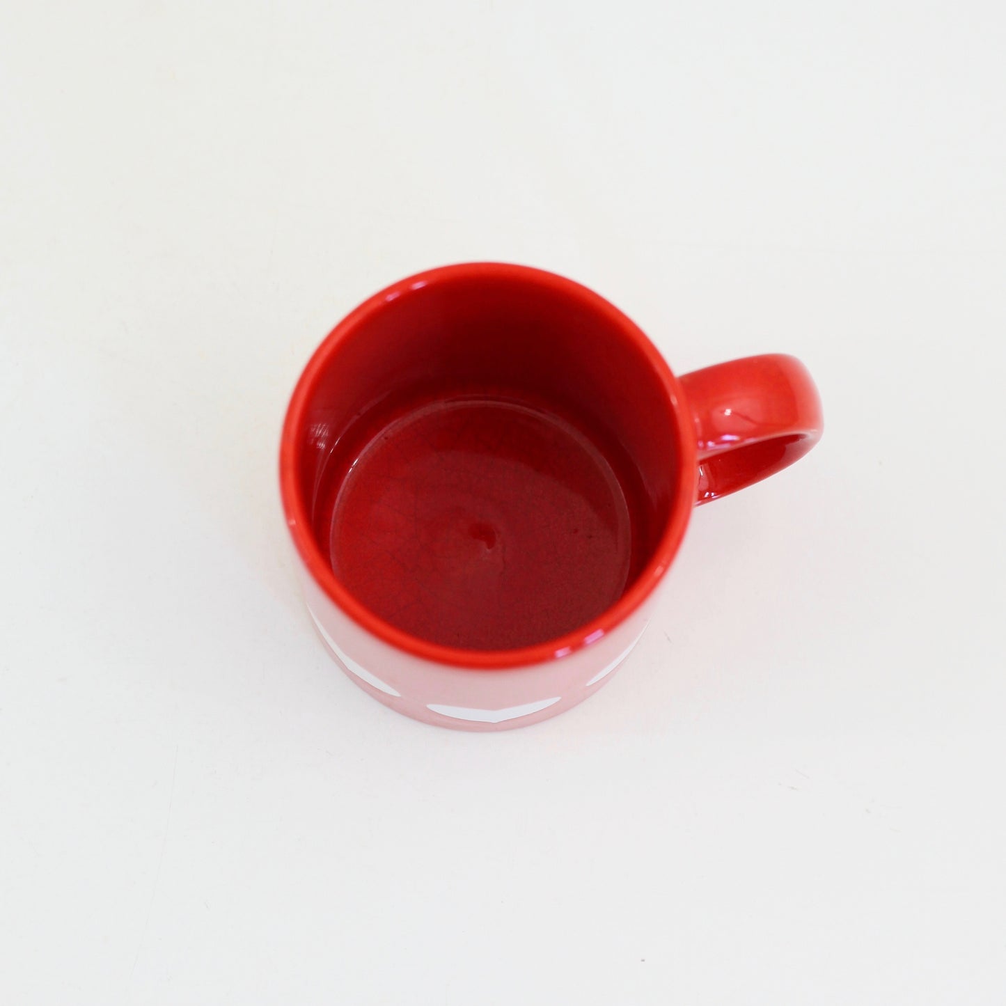 SOLD - Vintage Waechtersbach Germany Red & White Heart Mug