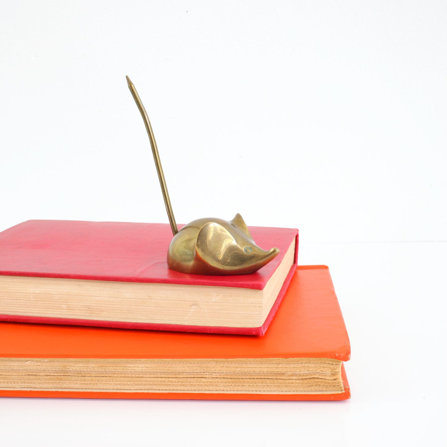 SOLD - Vintage Brass Mouse Figurine