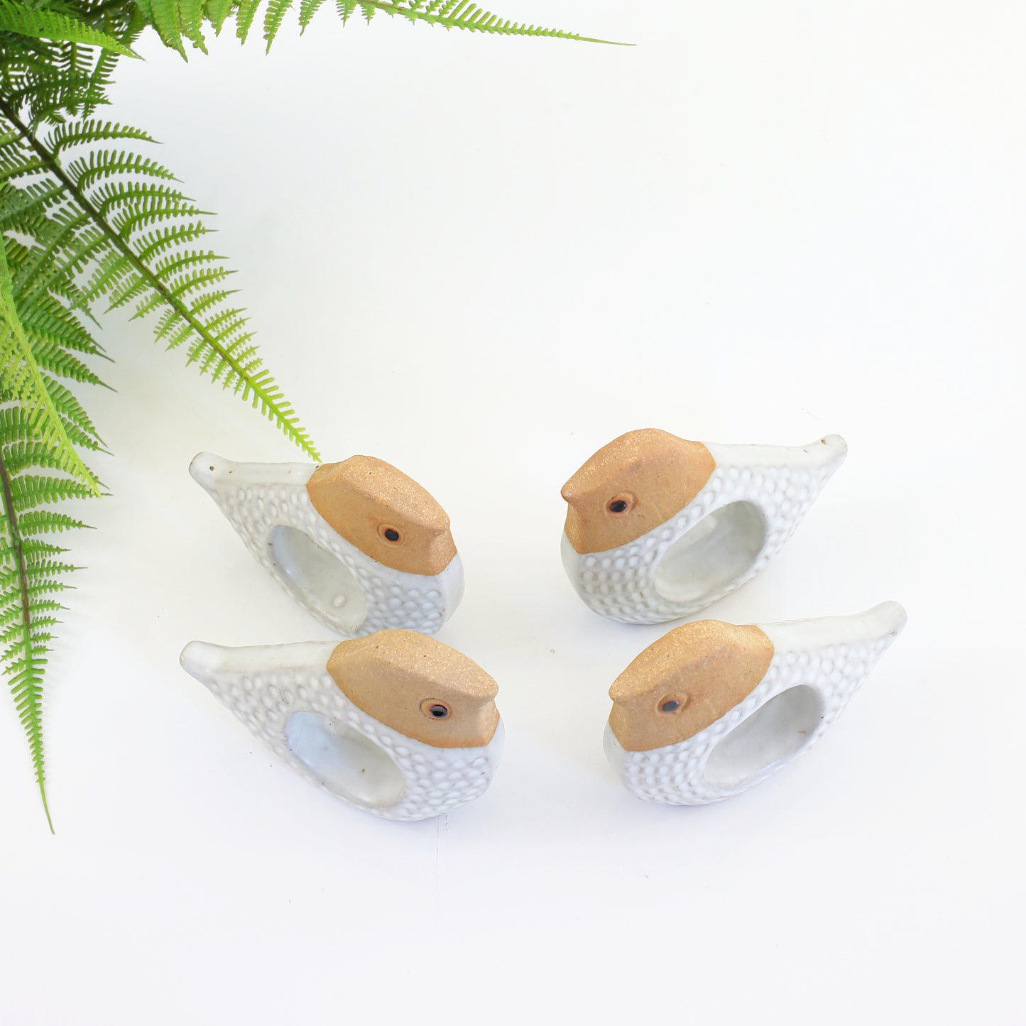 SOLD - Vintage Fitz & Floyd Bird Napkin Rings