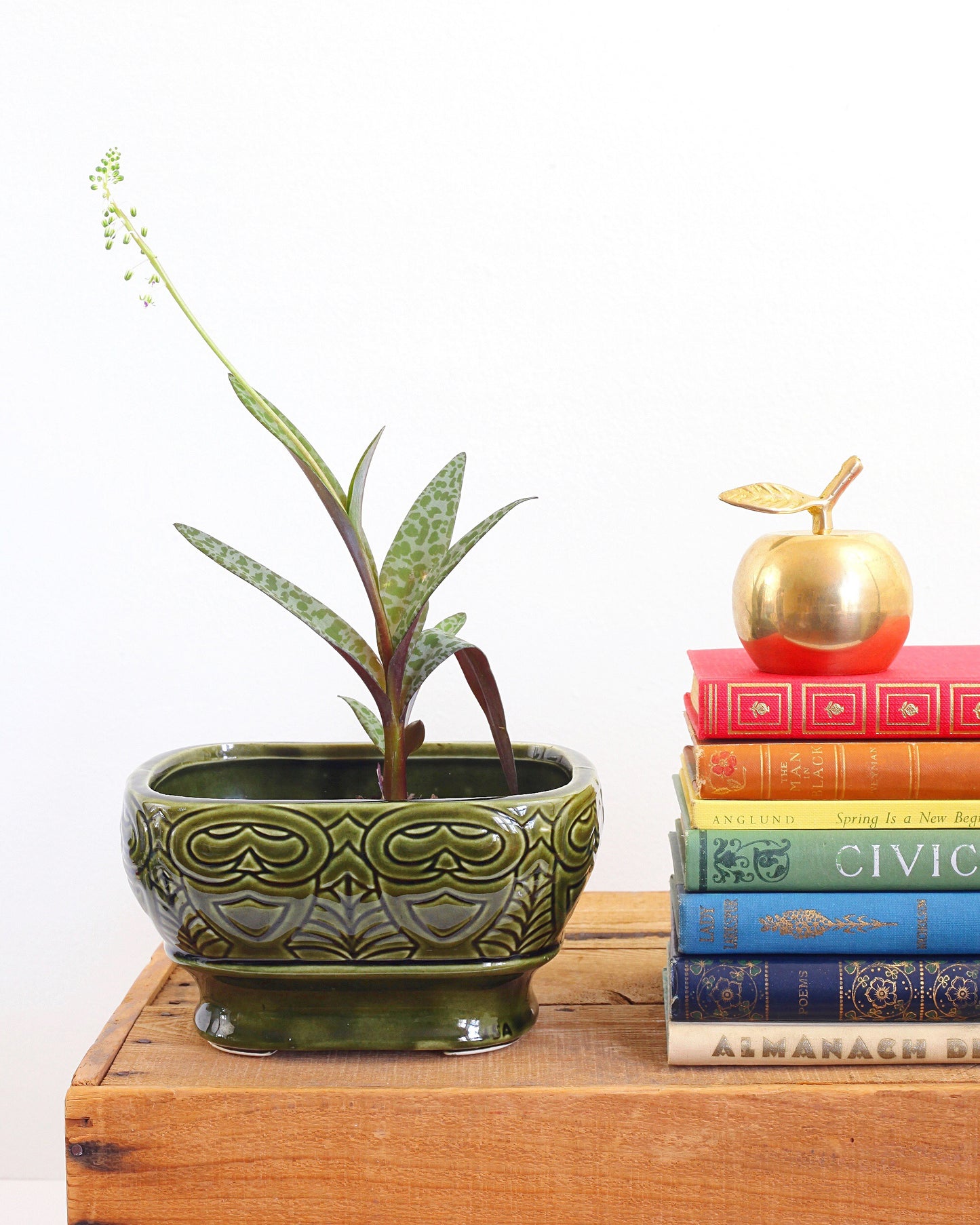 SOLD - Vintage Brass Apple Bell