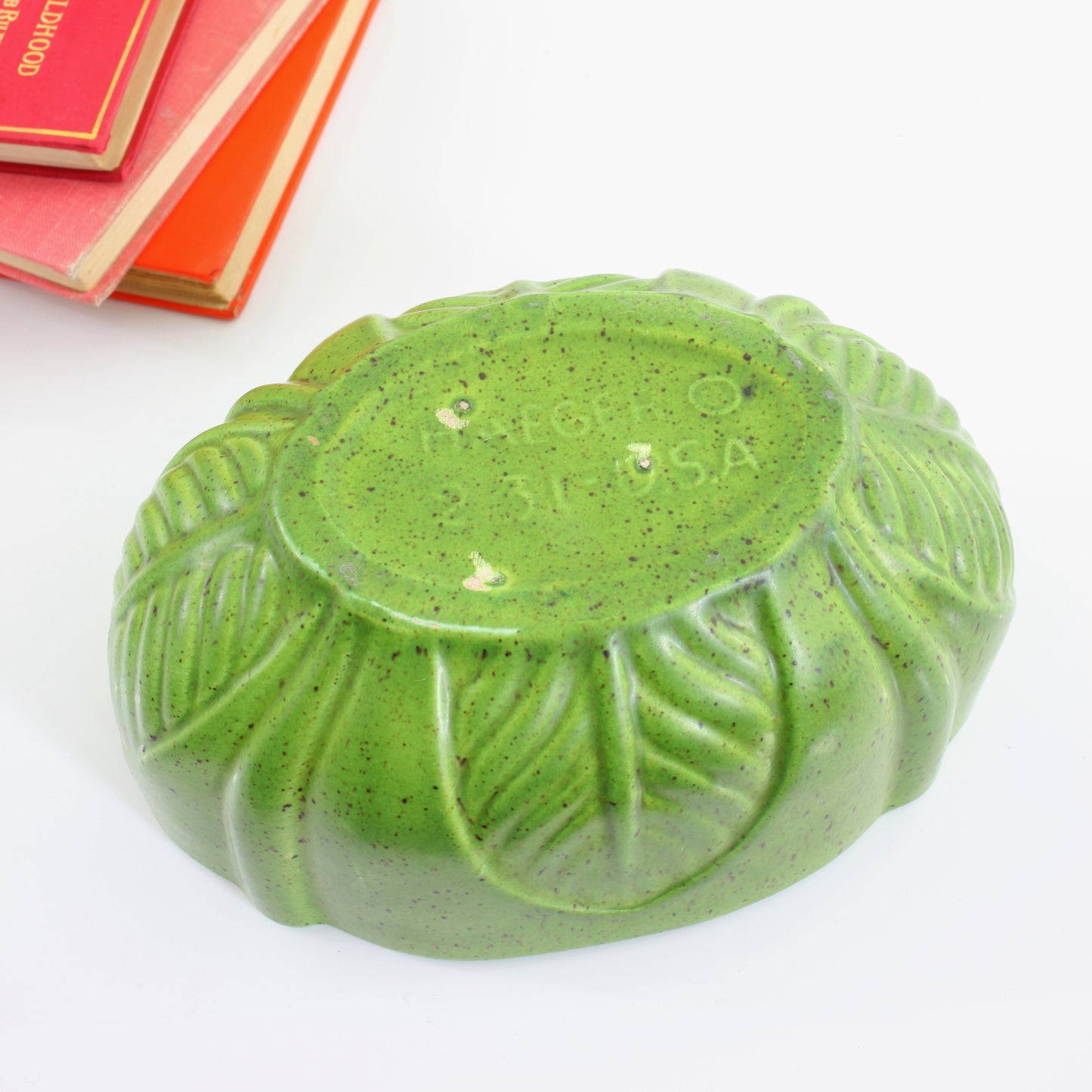 SOLD - Mid Century Modern Haeger Ceramic Leaf Planter