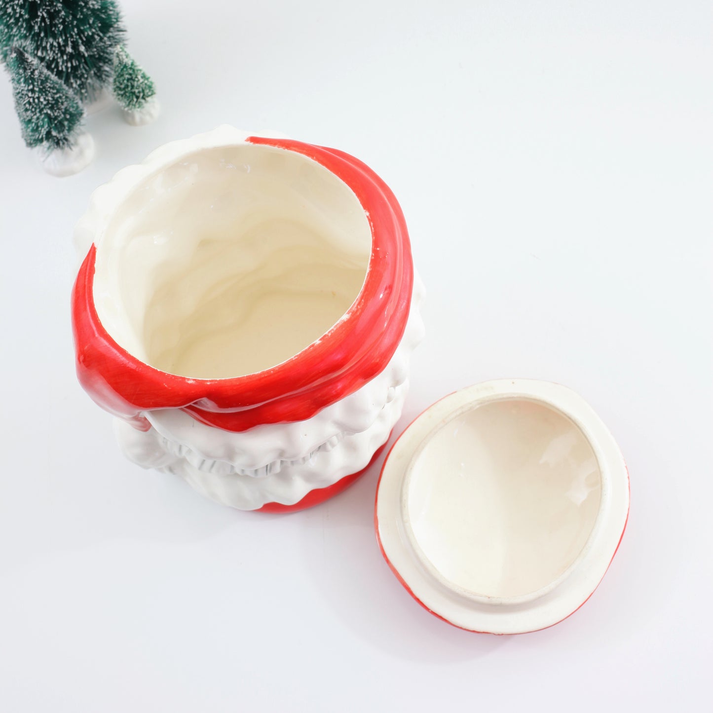 SOLD - Vintage 1950s Napco Winking Santa Cookie Jar