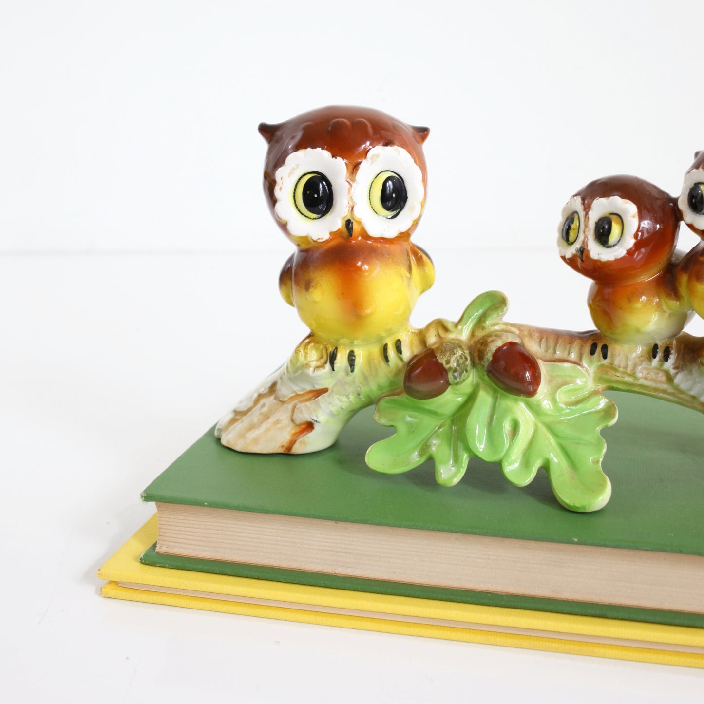 SOLD - Vintage Norcrest Ceramic Owls Figurine