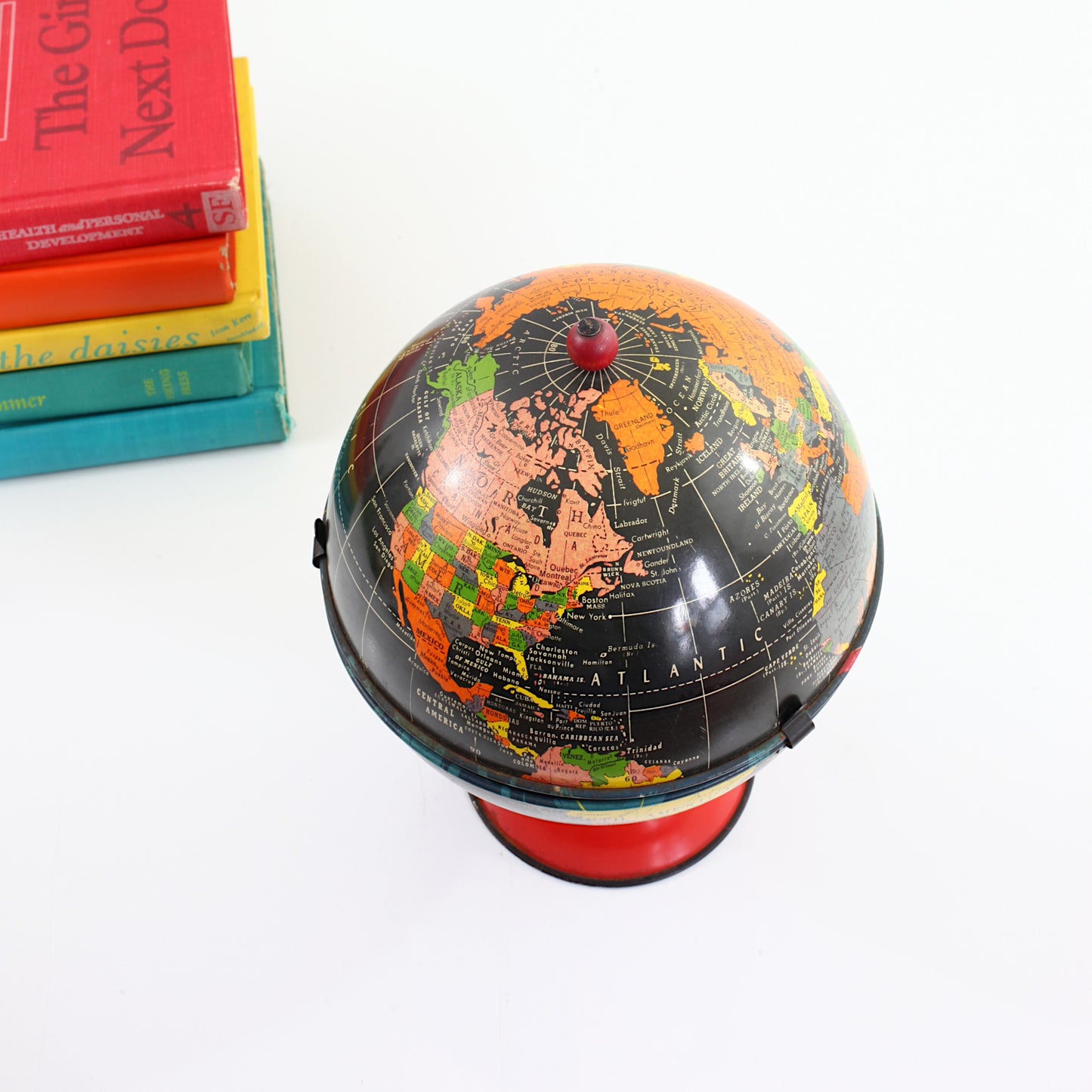 SOLD - Vintage 1954 Replogle Surprise Globe