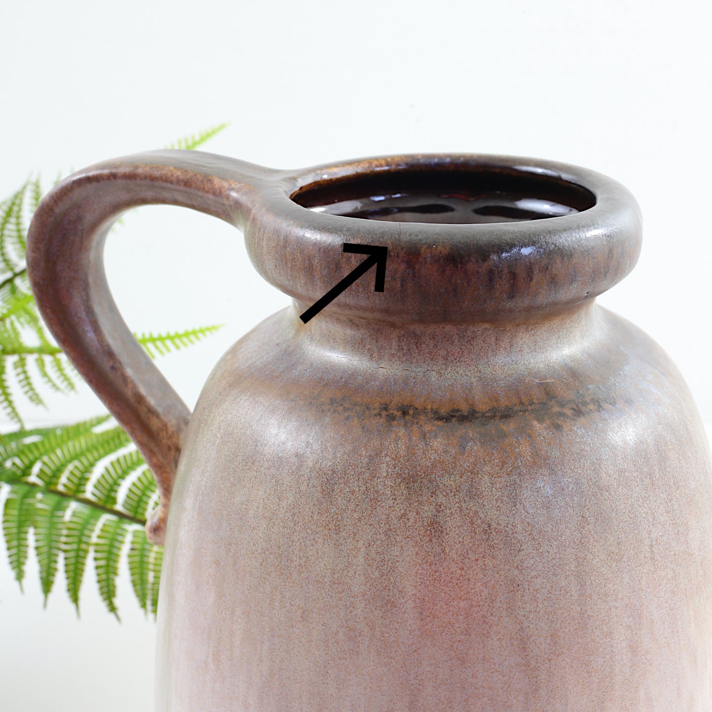 Mid Century West German Pottery Vase by Scheurich Keramik / 484-27