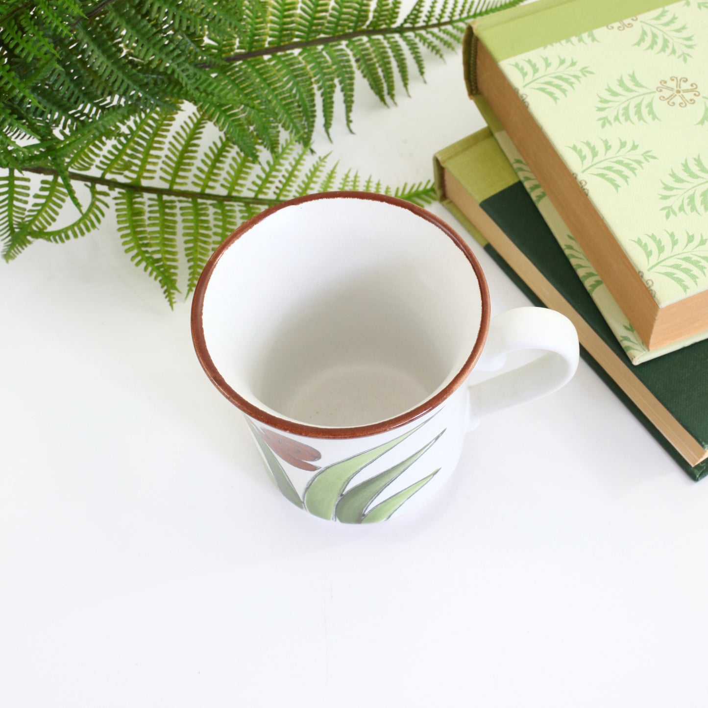 SOLD - Vintage Hand Painted Snail Mug